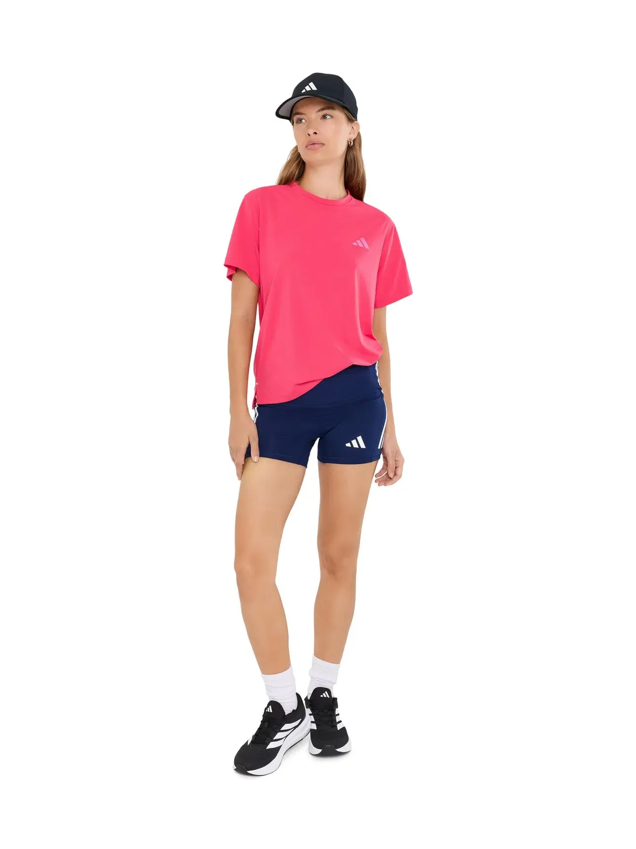 Футболка Adi365 Running Climacool Iconic Tee Adidas — изображение 2 из 5, розовый