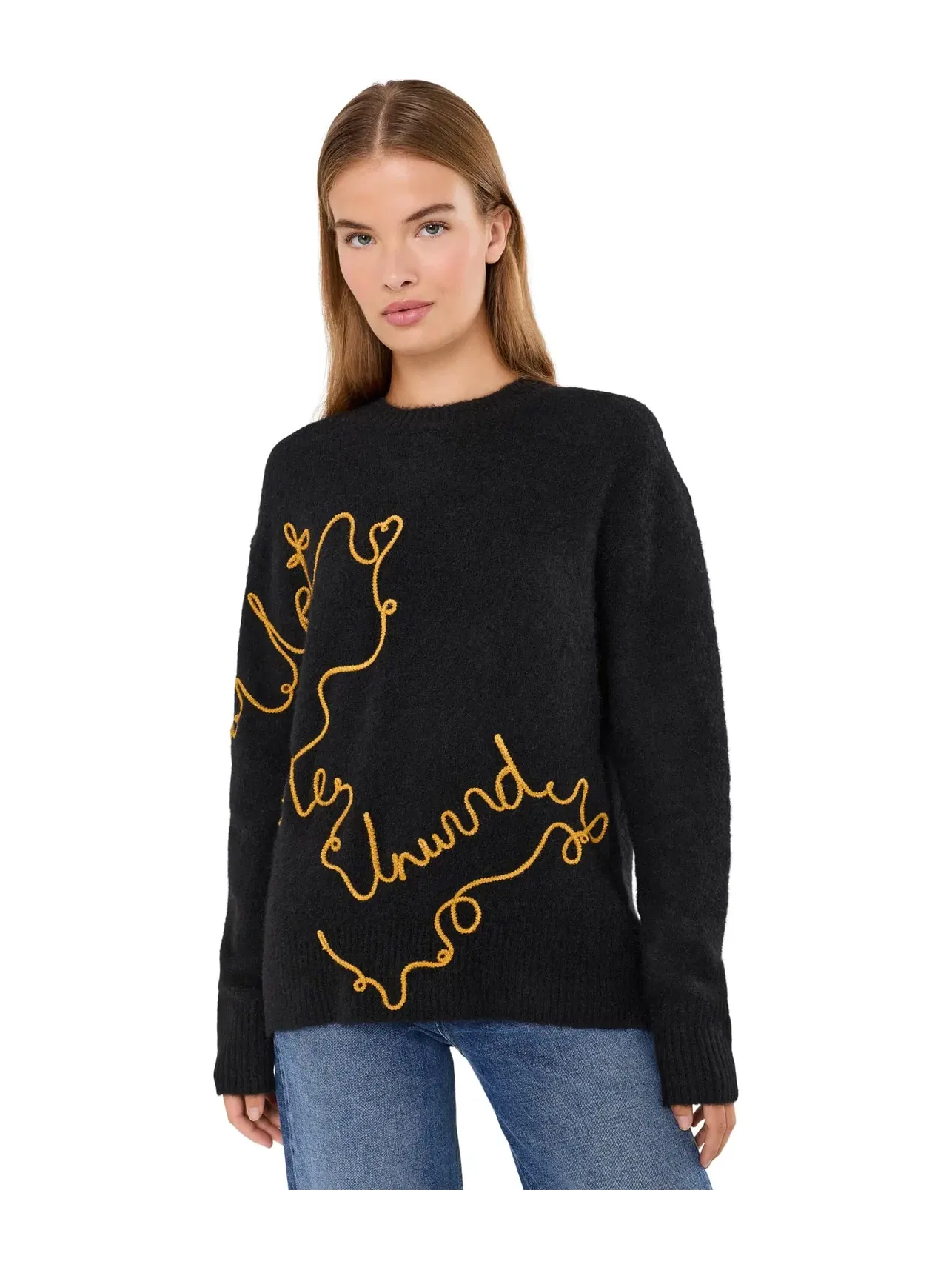 Джемпер Unwind Jumper Allsaints — изображение 1 из 5, черный