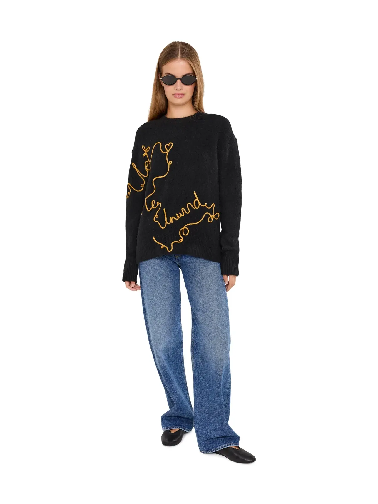 Джемпер Unwind Jumper Allsaints — изображение 2 из 5, черный
