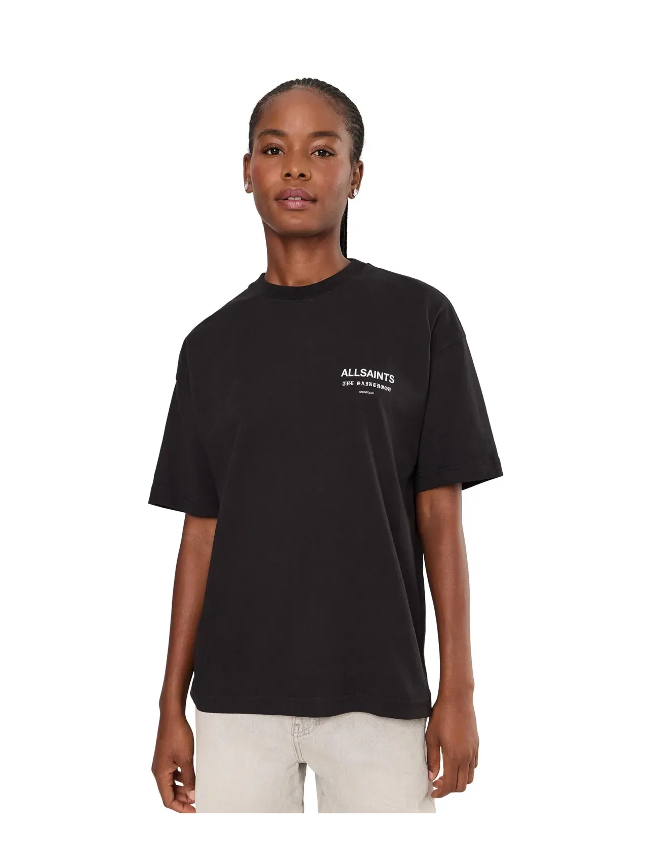Футболка Eliana Etta Tee Allsaints — изображение 1 из 5, черный