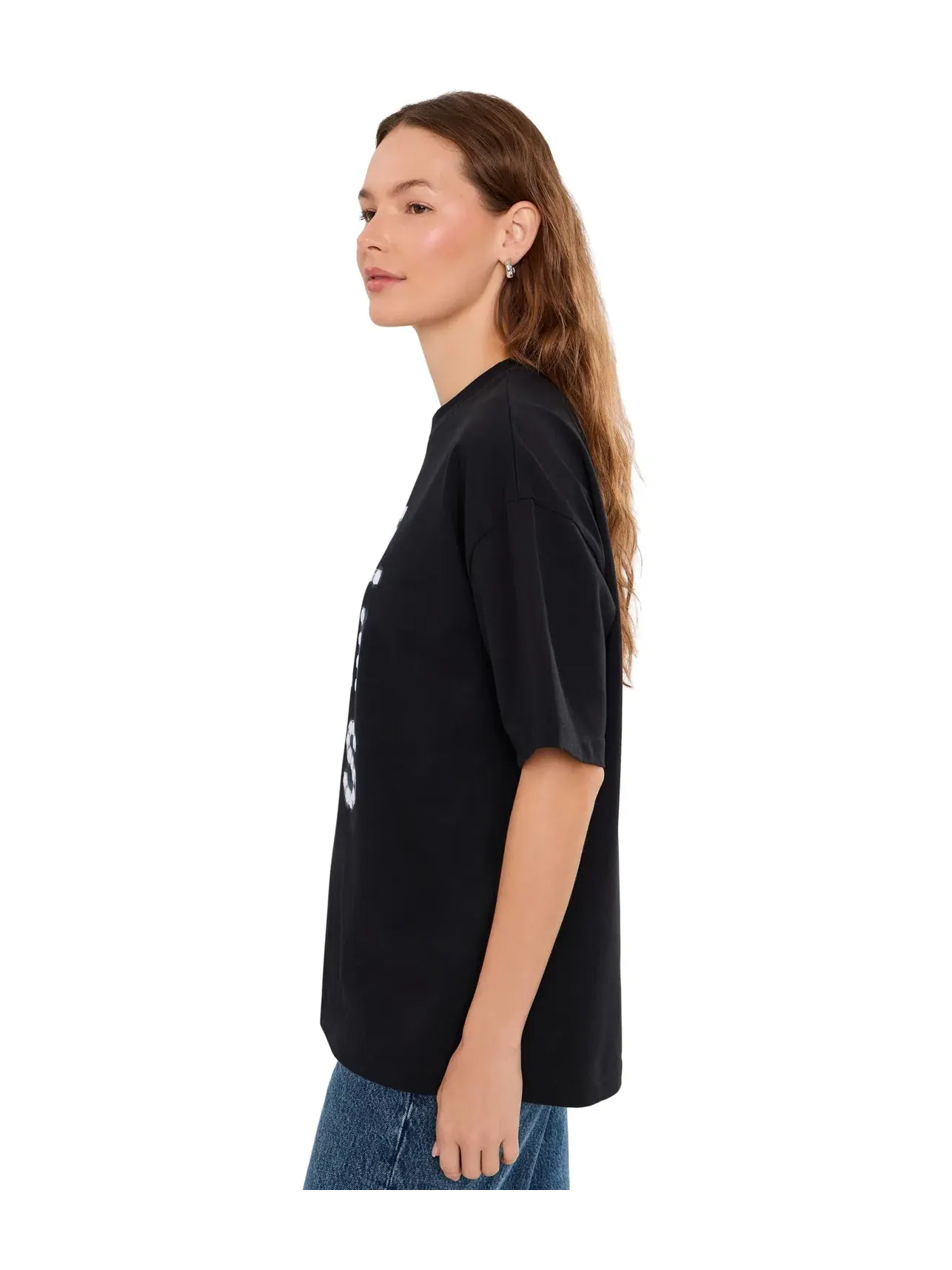 Футболка Neon Etta Allsaints — изображение 3 из 5, черный