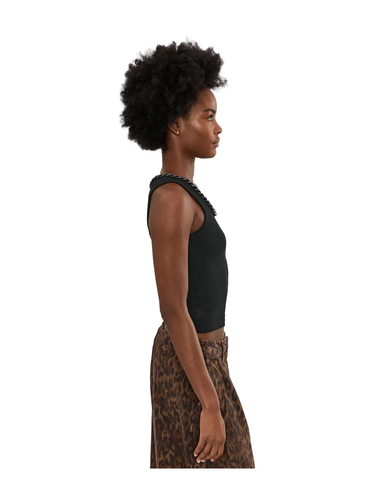 Топ-майка Lucy Tank Allsaints — изображение 3 из 5, черный
