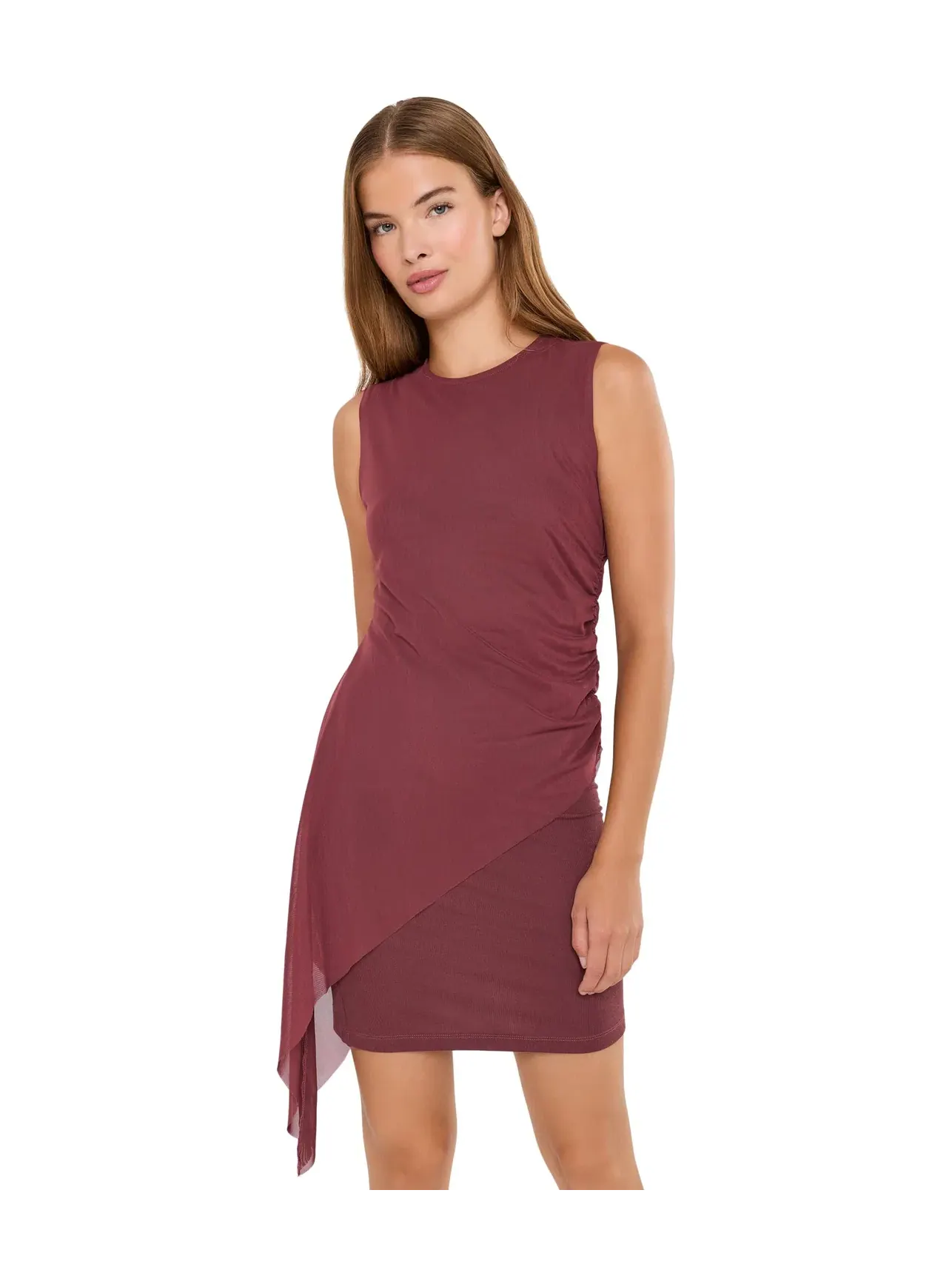 Мини-платье без рукавов AllSaints Riley — изображение 1 из 5, красный