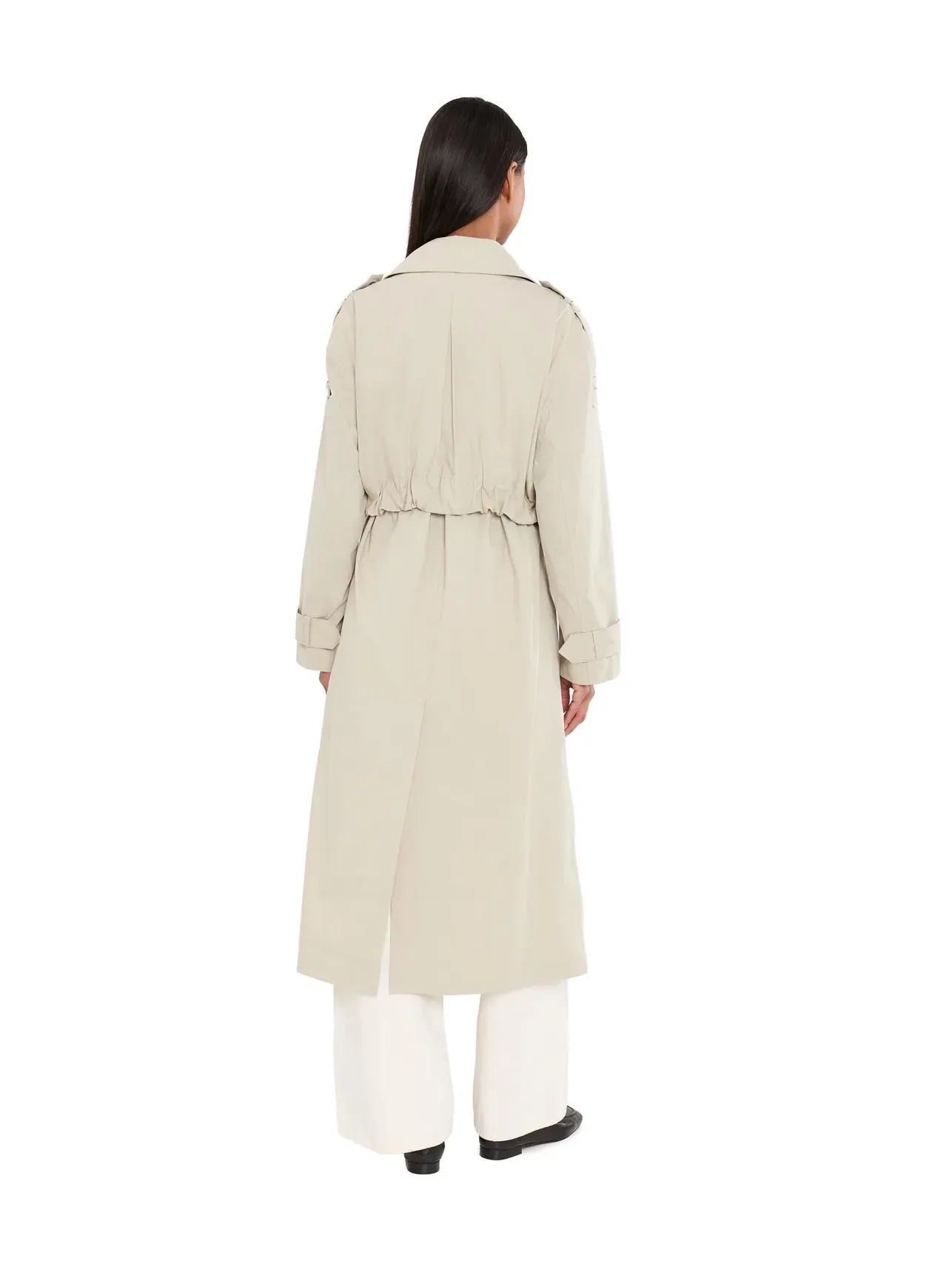 Тренч Linnie Lib Trench Allsaints — изображение 4 из 5, серый