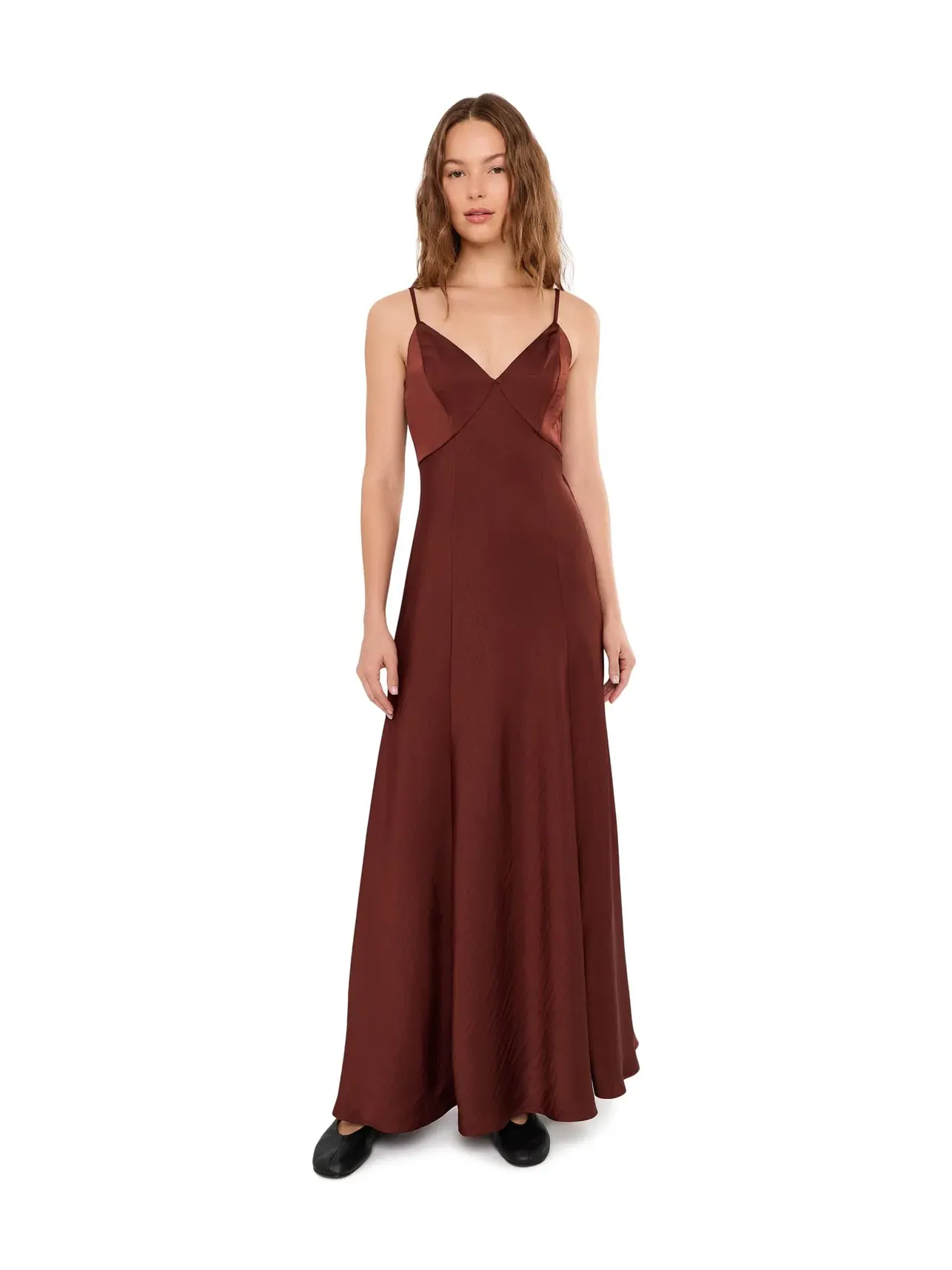 Платье Ирина Allsaints — изображение 1 из 5, коричневый