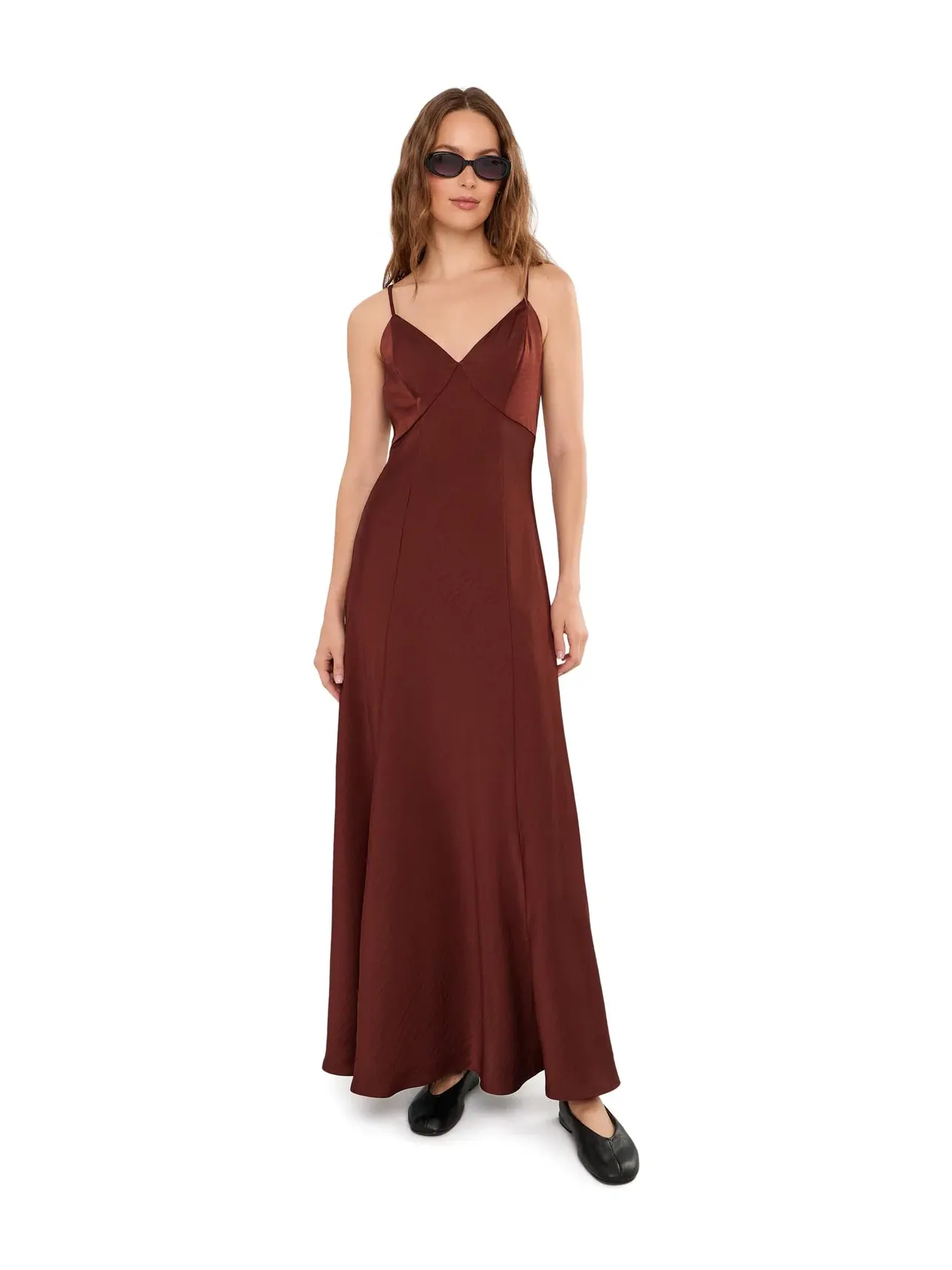 Платье Ирина Allsaints — изображение 2 из 5, коричневый