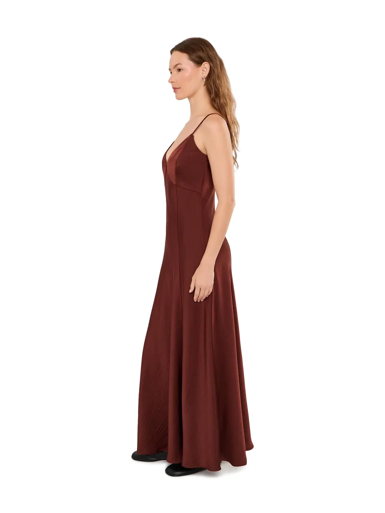 Платье Ирина Allsaints — изображение 3 из 5, коричневый