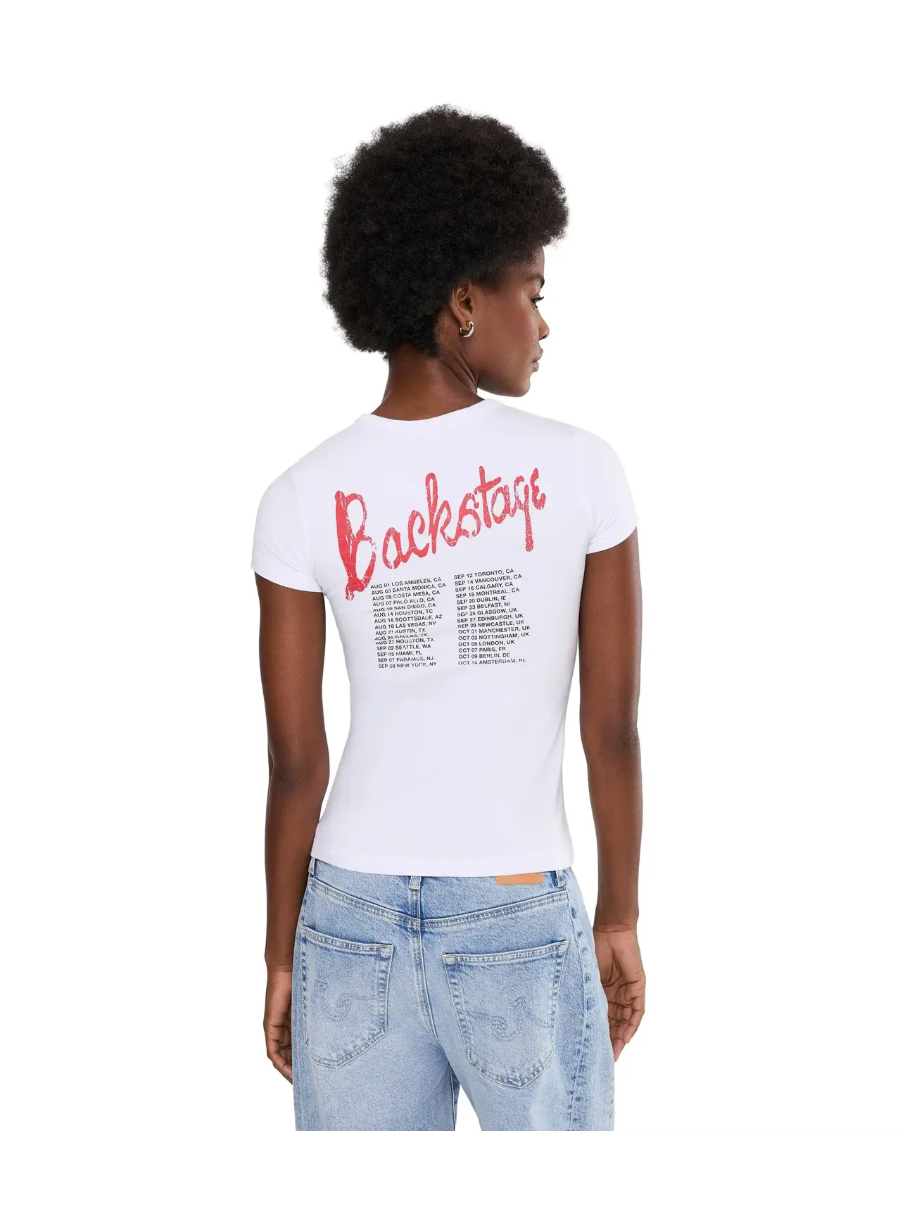 Футболка Reflect Stevie Tee Allsaints — изображение 4 из 5, белый