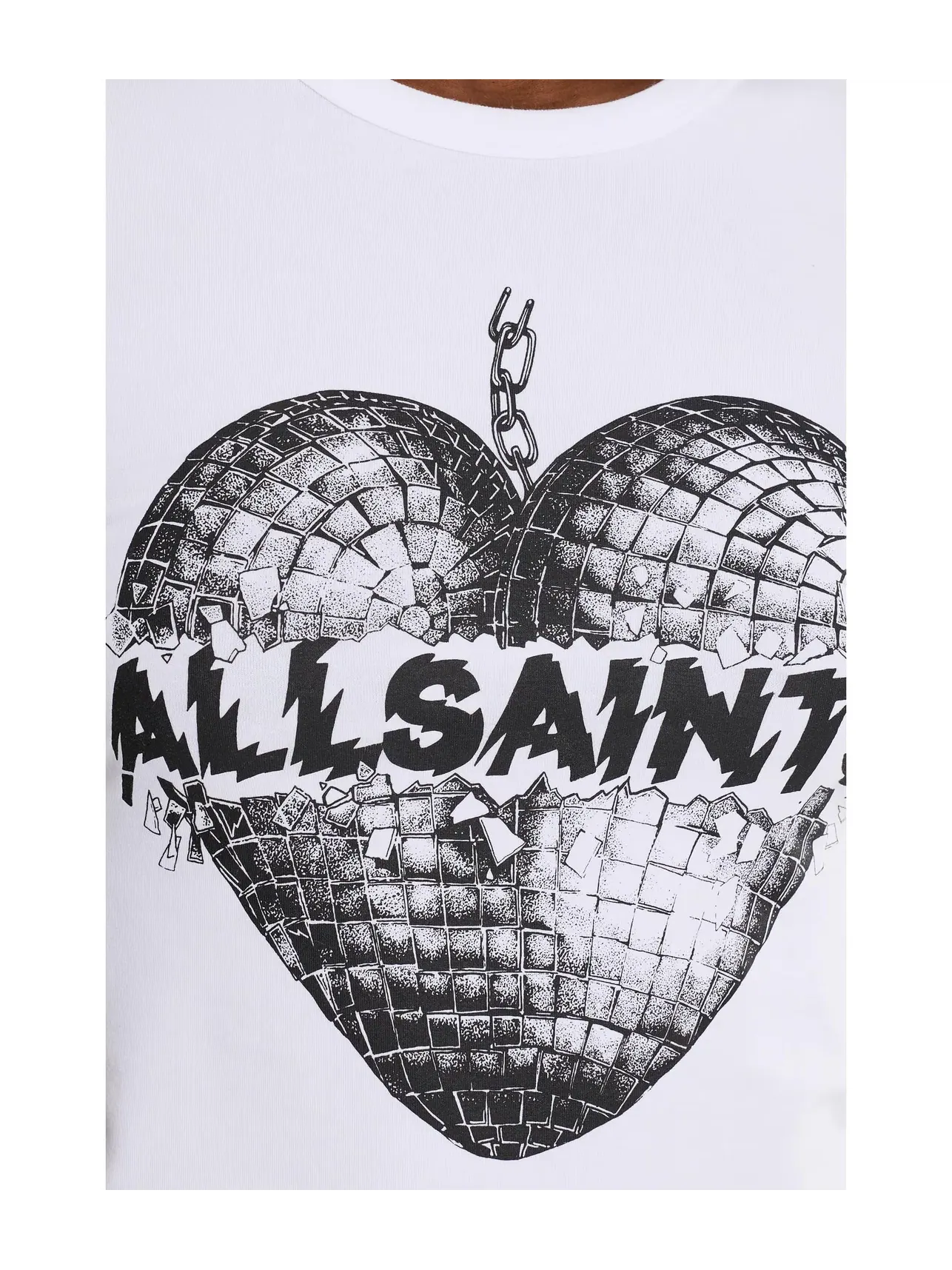 Футболка Reflect Stevie Tee Allsaints — изображение 5 из 5, белый