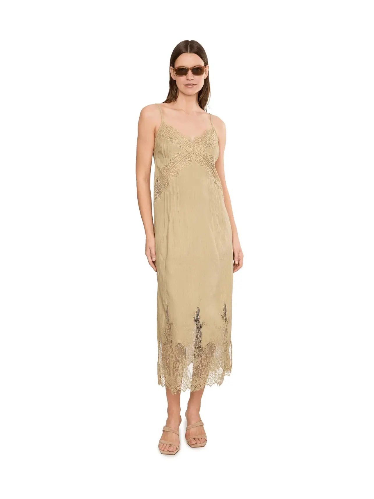 Платье Самия Allsaints — изображение 2 из 5, коричневый