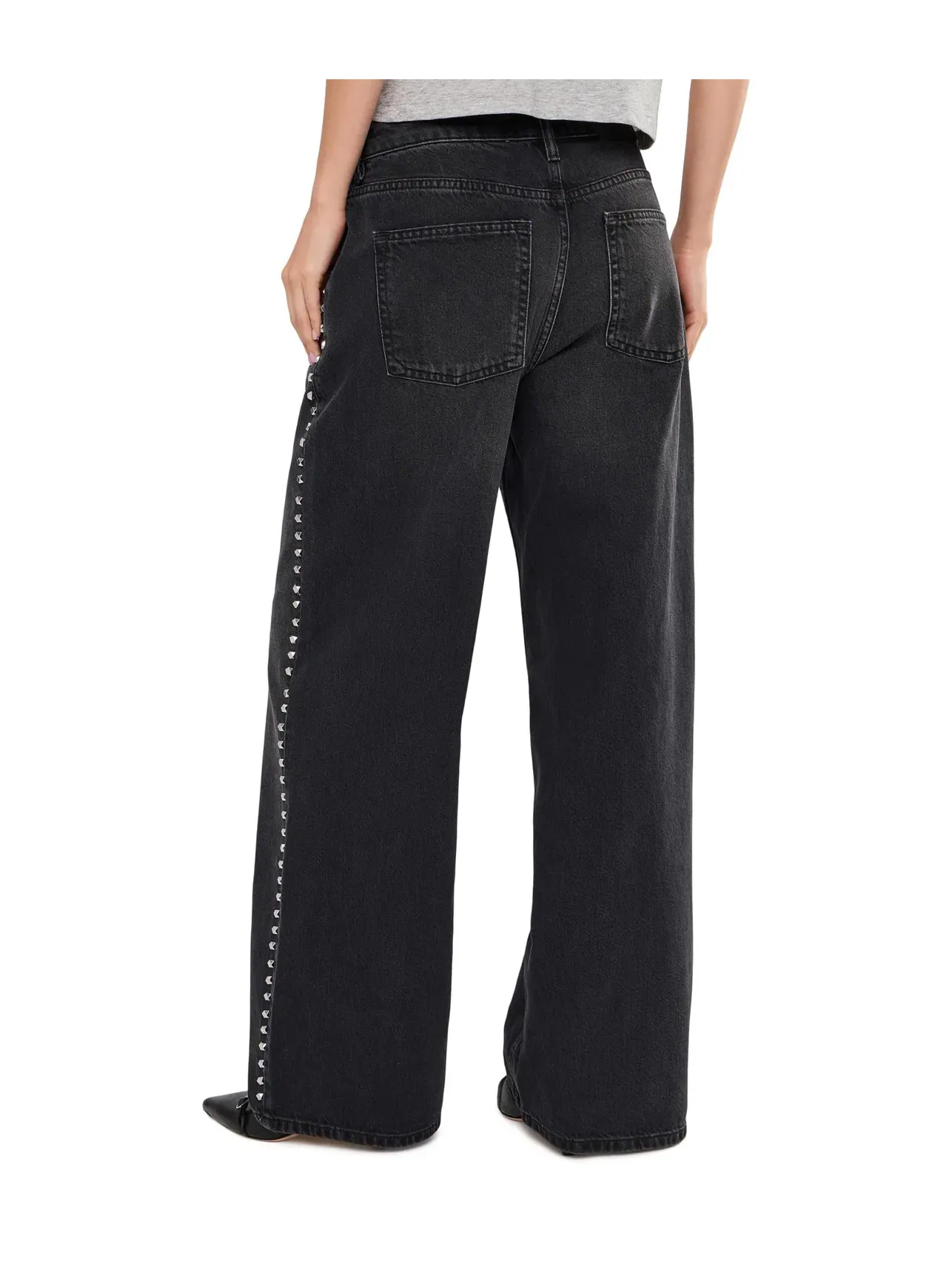 Джинсы Sway Stud Allsaints — изображение 4 из 5, черный