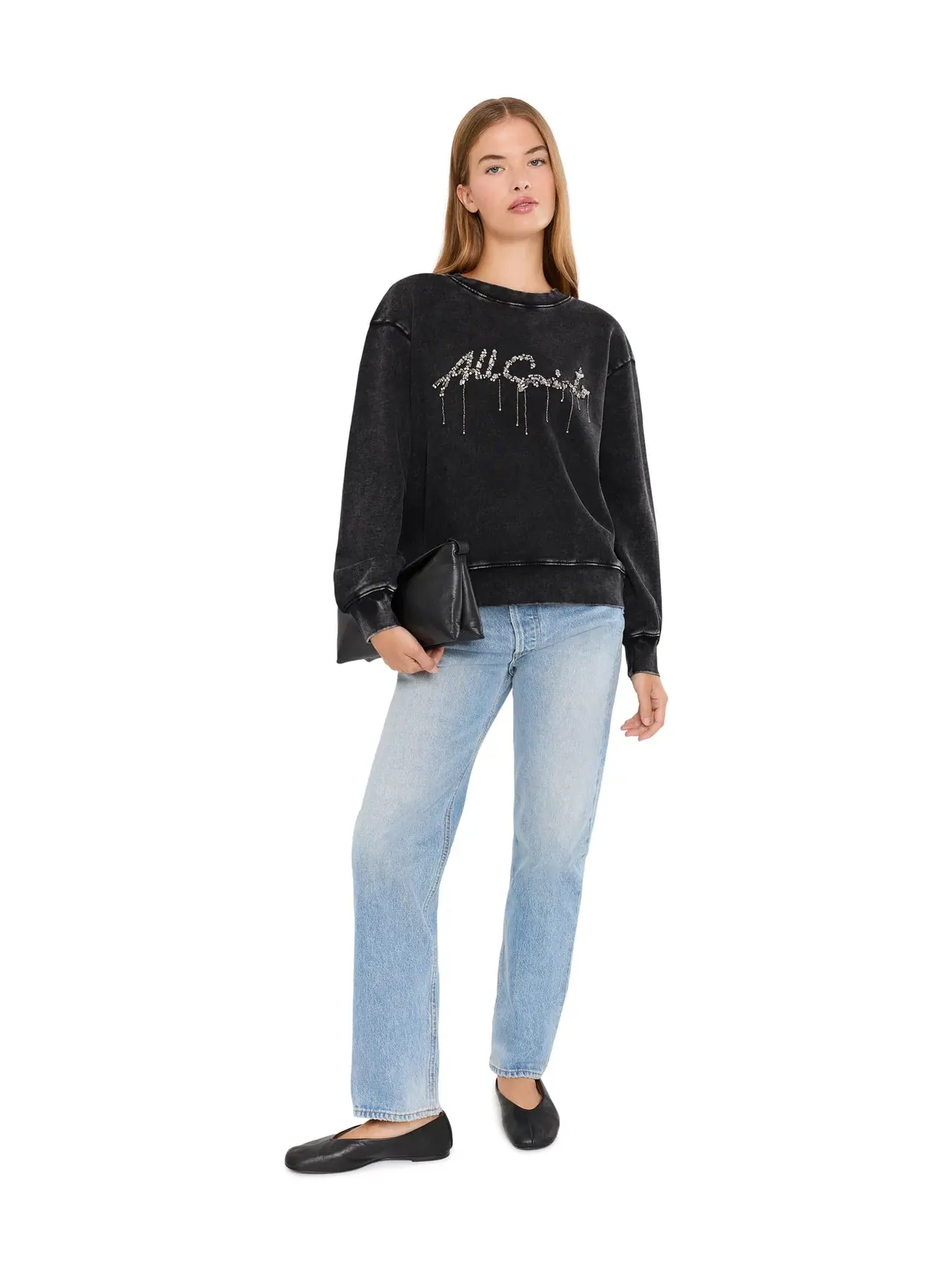 Свитшот Chains Pippa Sweat Allsaints — изображение 2 из 5, черный