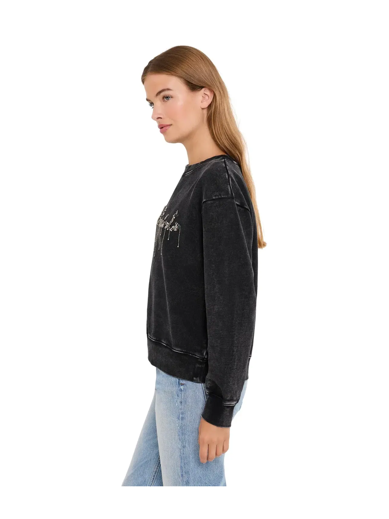 Свитшот Chains Pippa Sweat Allsaints — изображение 3 из 5, черный