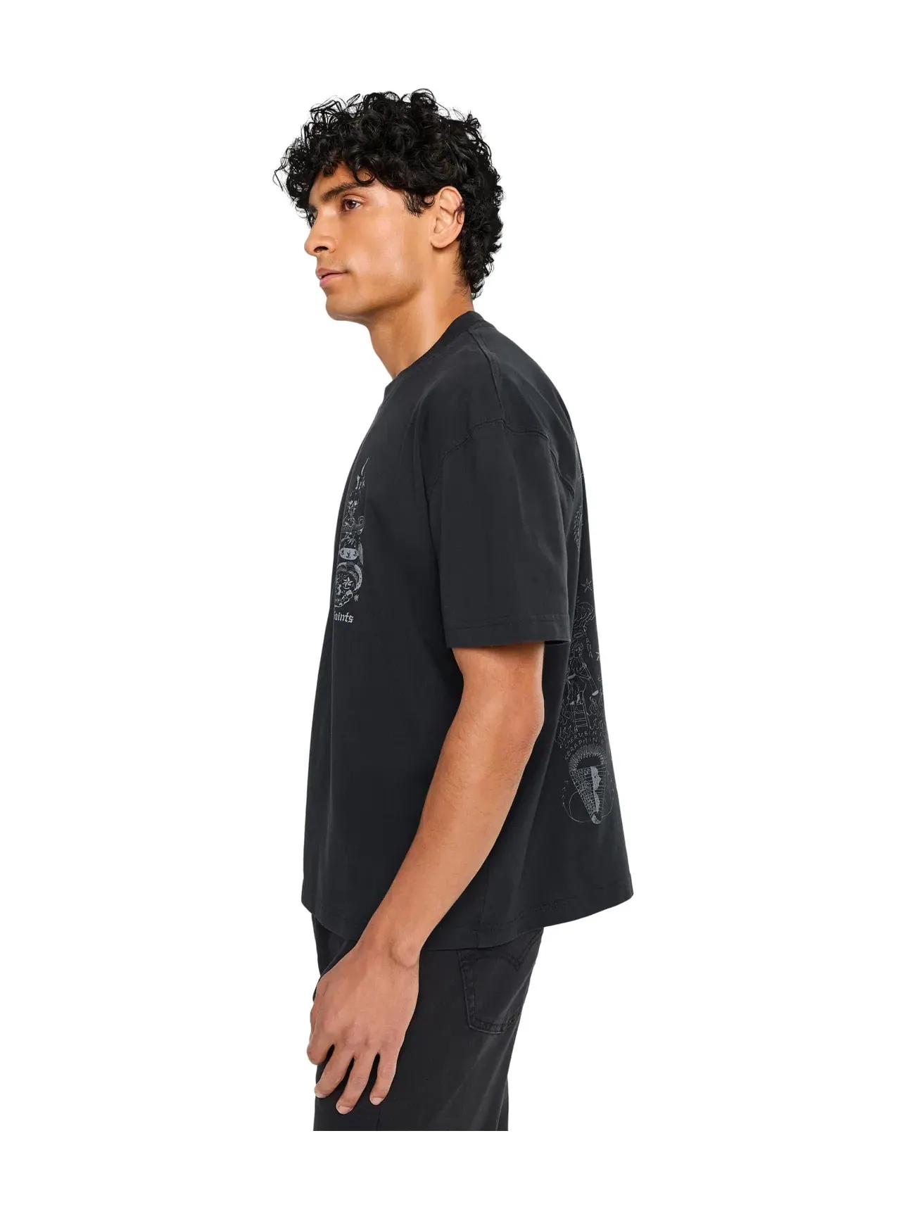 Футболка с коротким рукавом Ignis Allsaints — изображение 3 из 5, черный