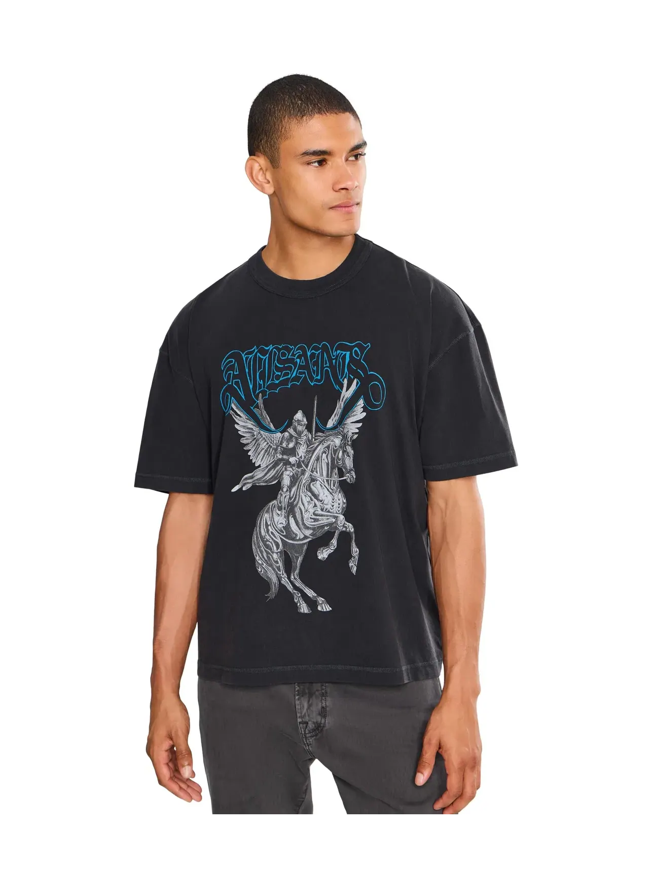 Футболка с коротким рукавом Vanguard Allsaints — изображение 1 из 5, черный