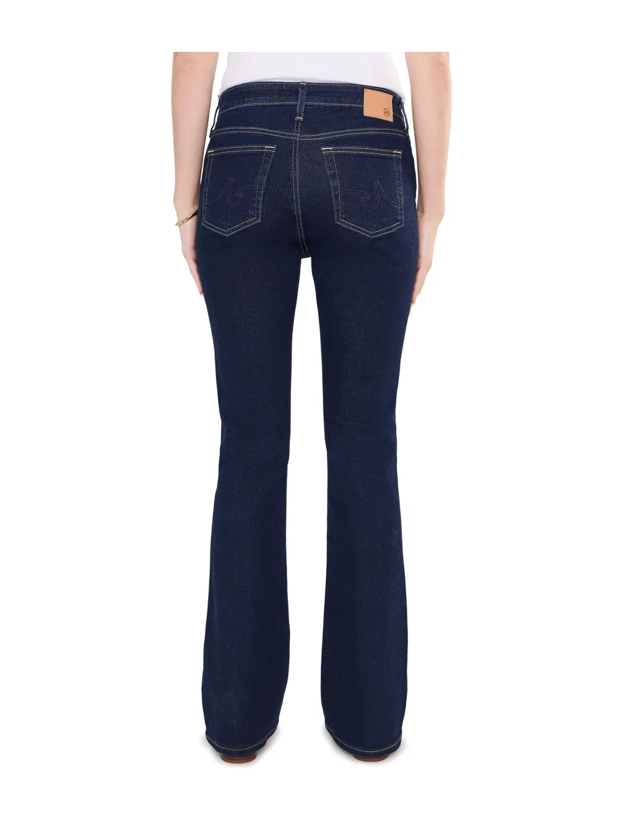 Джинсы Farrah Boot Mid-Rise Fit Ag Jeans — изображение 4 из 5, индиго