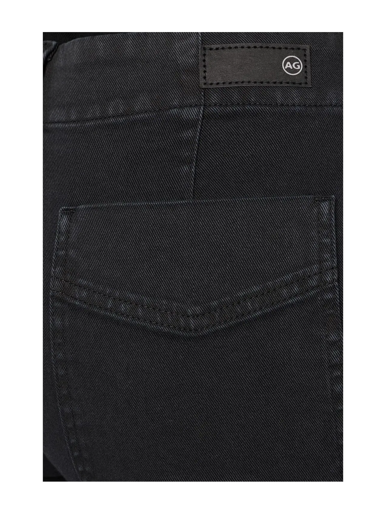 Брюки Analeigh Mid-Rise Utility Pants в цвете Sulfur Super Black Ag Jeans — изображение 5 из 5, черный
