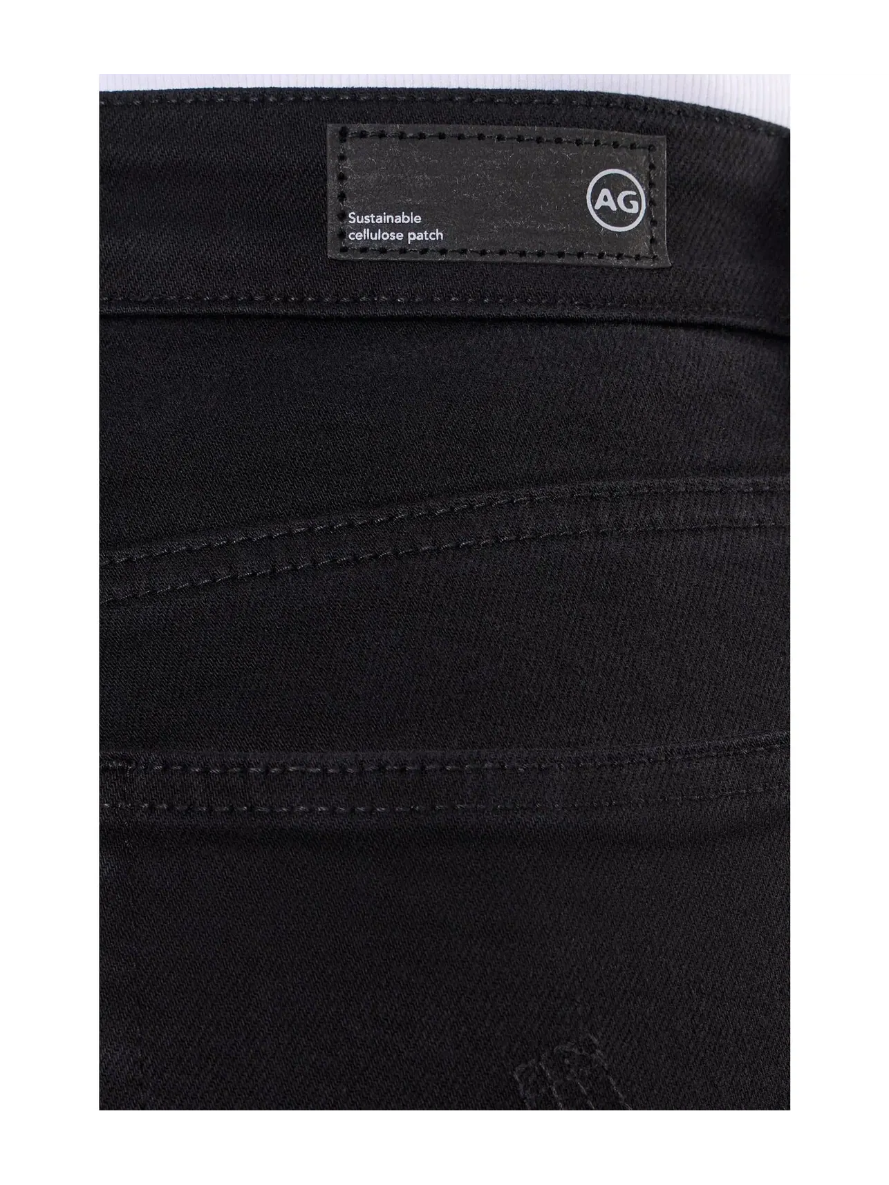 Брюки Farrah Boot Mid-Rise Fit в цвете Super Black Ag Jeans — изображение 5 из 5, черный