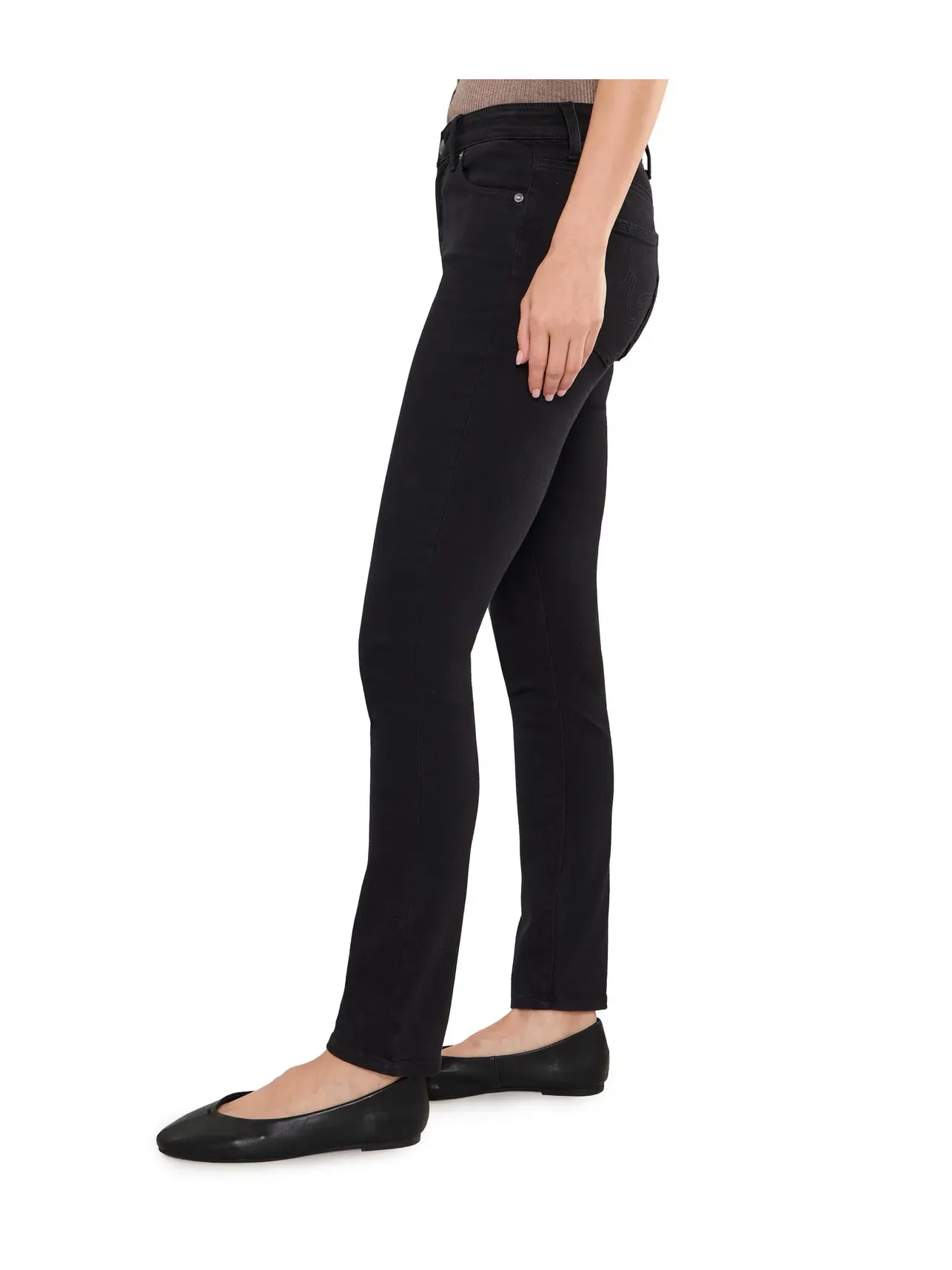 Джинсы Prima Cigarette Leg in Super Black Ag Jeans — изображение 3 из 5, черный