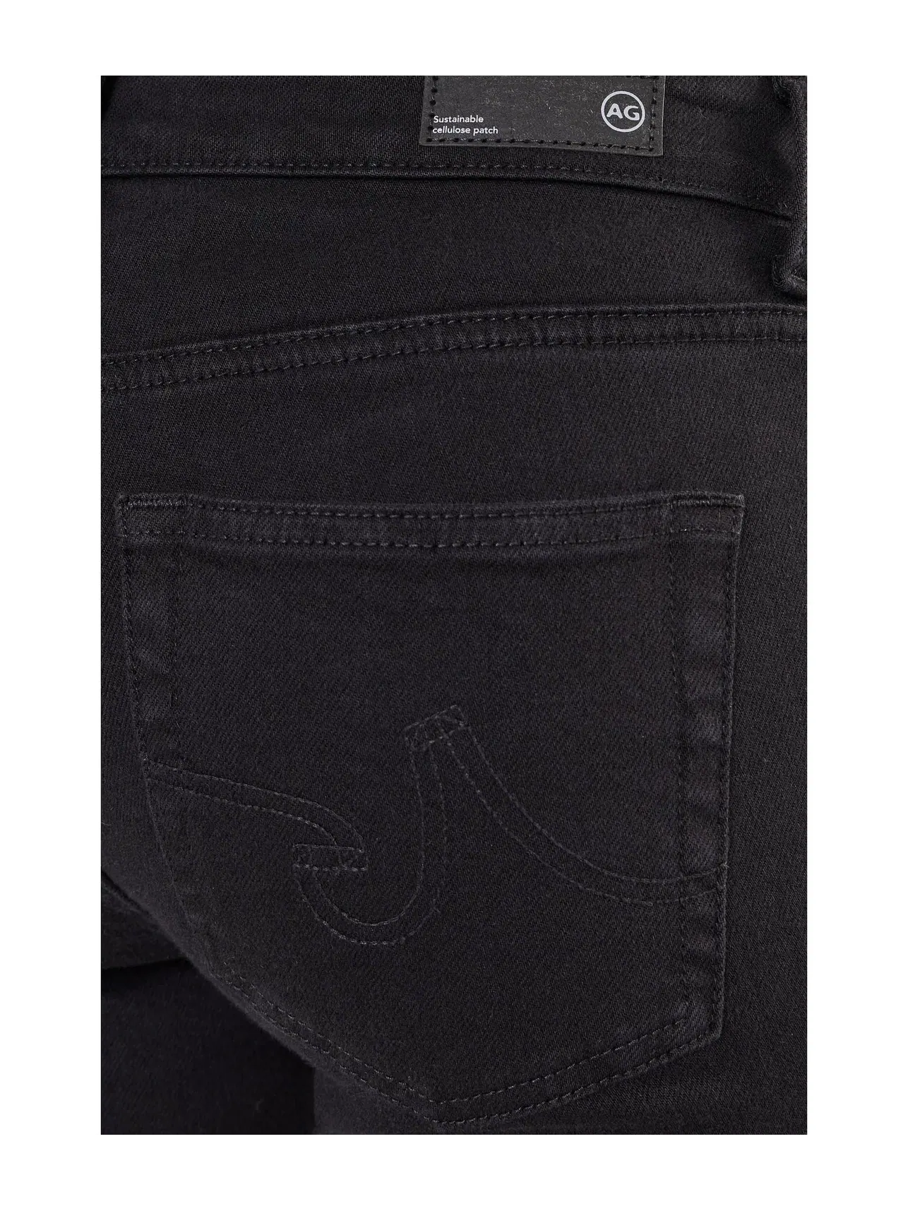Джинсы Prima Cigarette Leg in Super Black Ag Jeans — изображение 5 из 5, черный