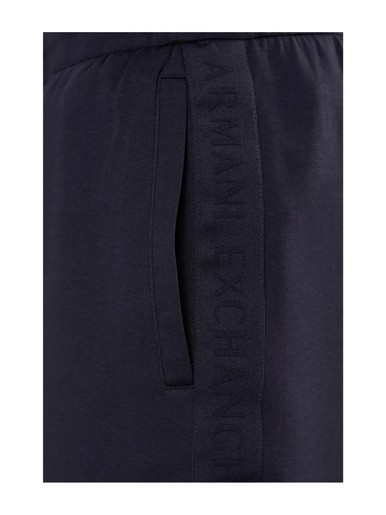 Спортивные брюки из эластичного хлопка Armani Exchange — изображение 5 из 5, глубокий темно-синий