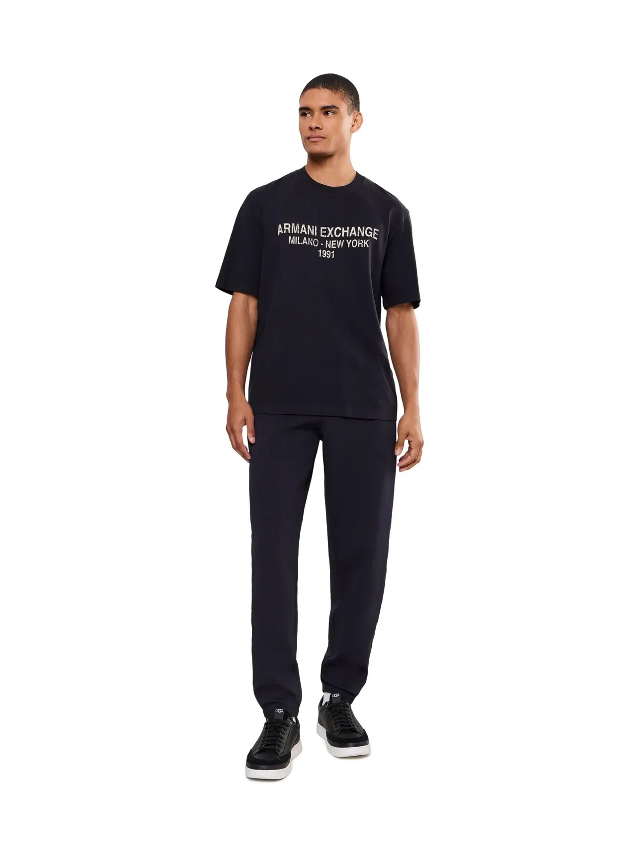 Футболка Milano NY Armani Exchange — изображение 2 из 5, глубокий темно-синий