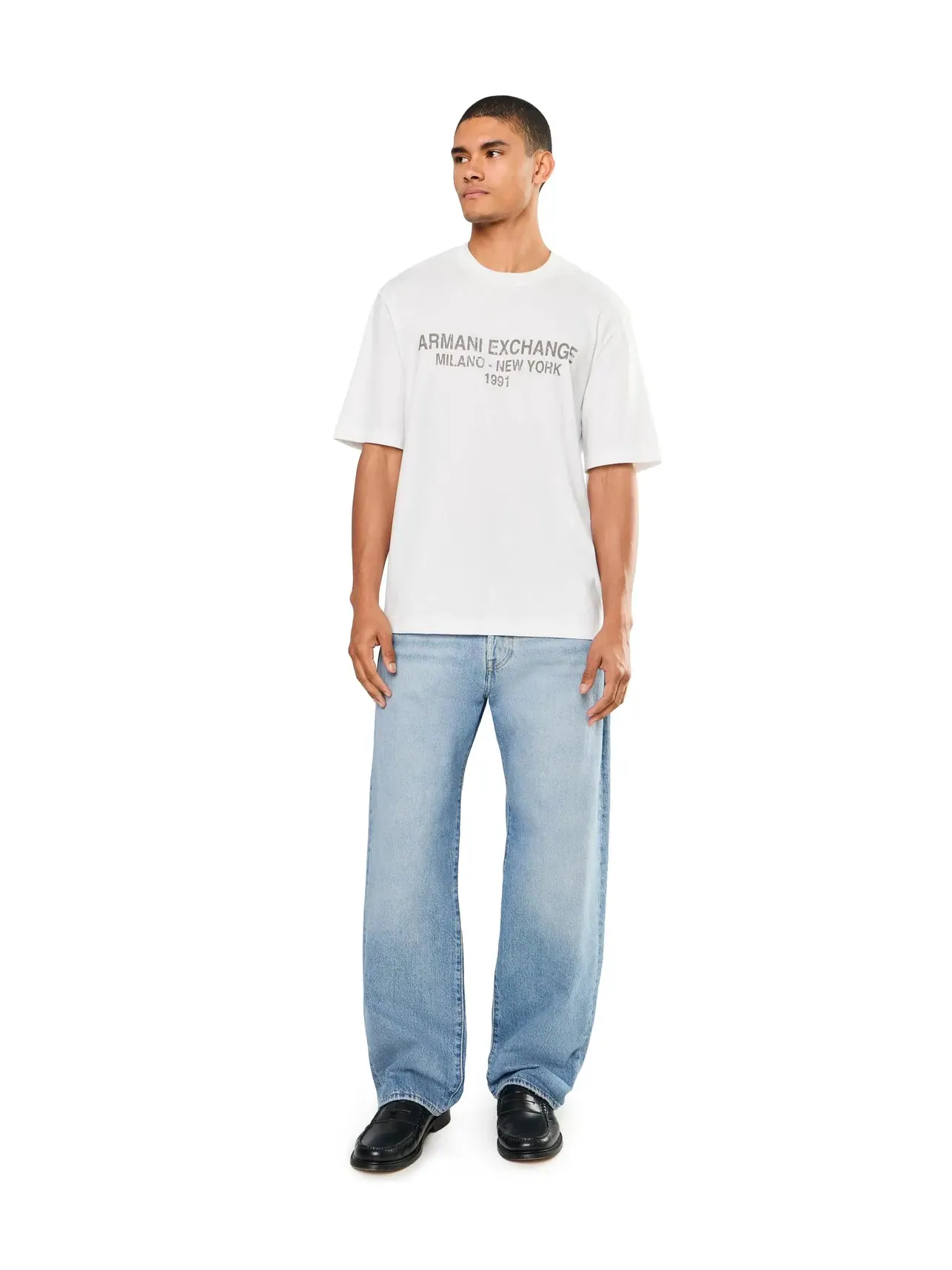 Футболка Milano NY Armani Exchange — изображение 2 из 5, белый