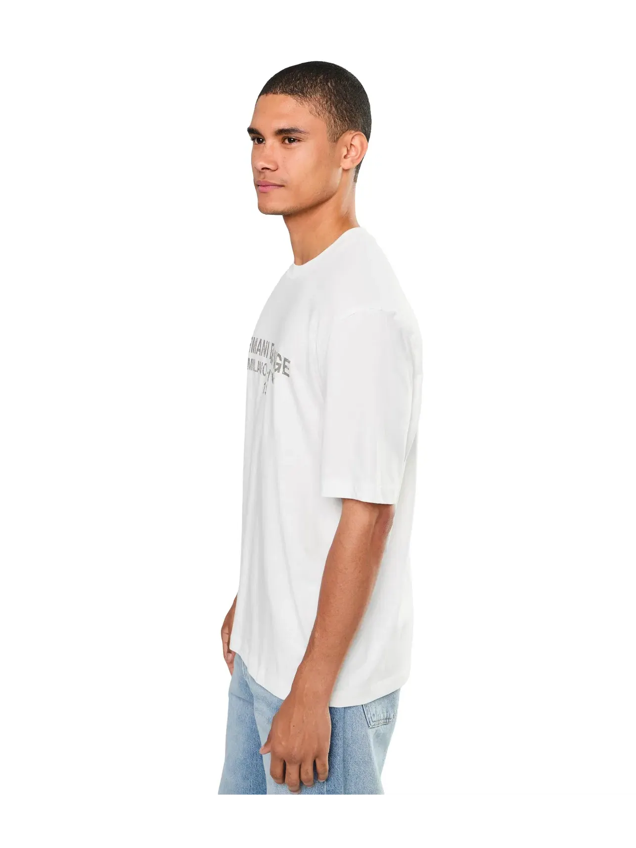 Футболка Milano NY Armani Exchange — изображение 3 из 5, белый
