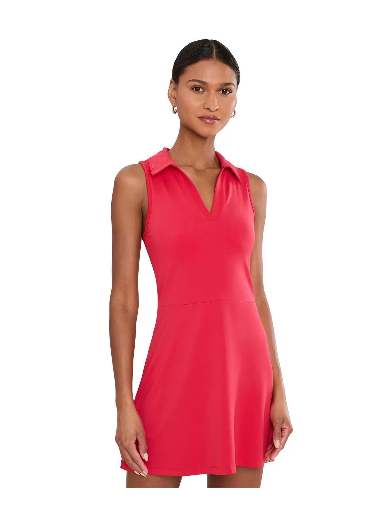 Платье Active Preppy Dress Beyond Yoga — изображение 1 из 5, красный