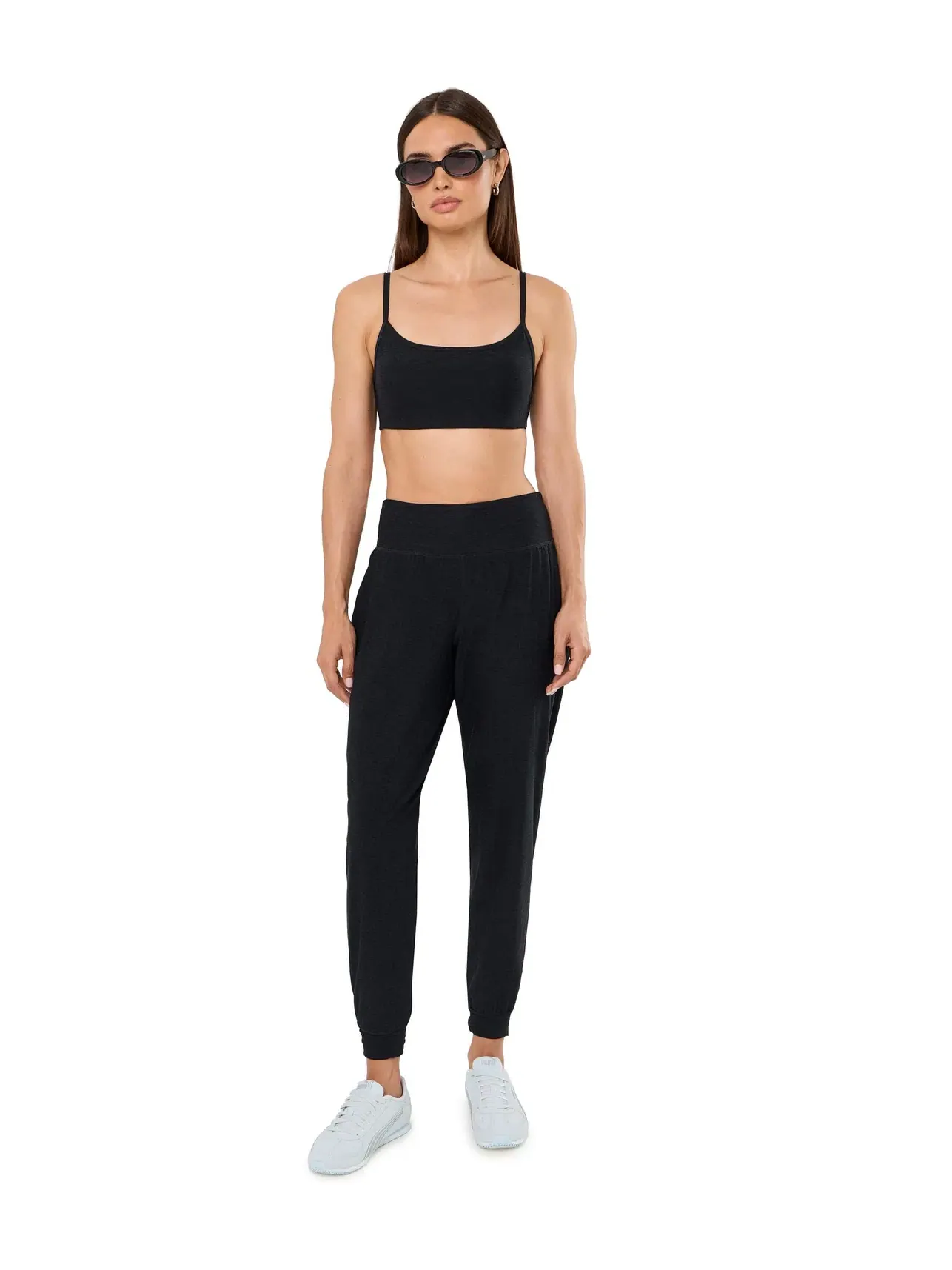 Спортивные брюки средней плотности Spacedye Midi Joggers Beyond Yoga — изображение 2 из 5, самая темная ночь