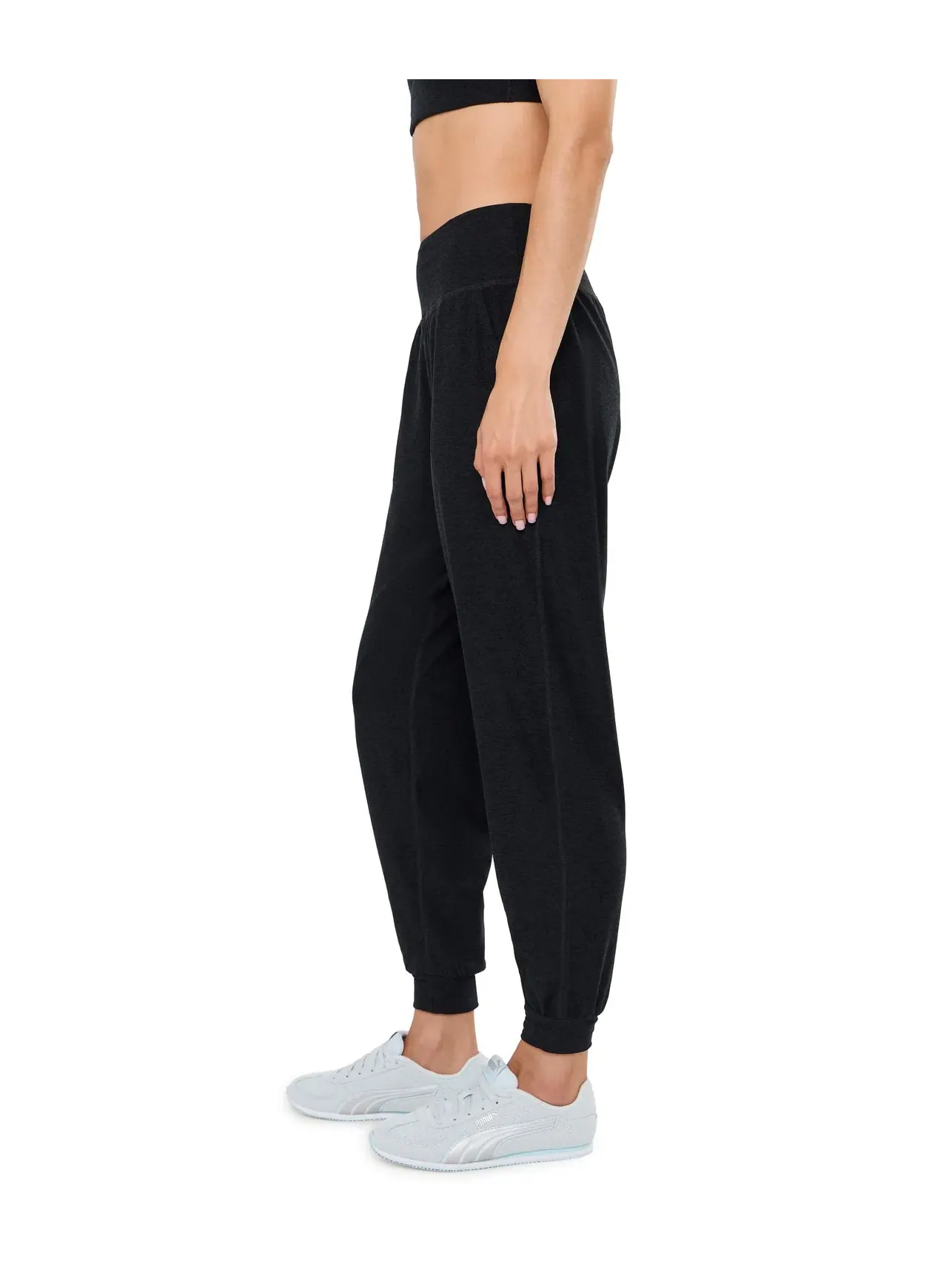 Спортивные брюки средней плотности Spacedye Midi Joggers Beyond Yoga — изображение 3 из 5, самая темная ночь