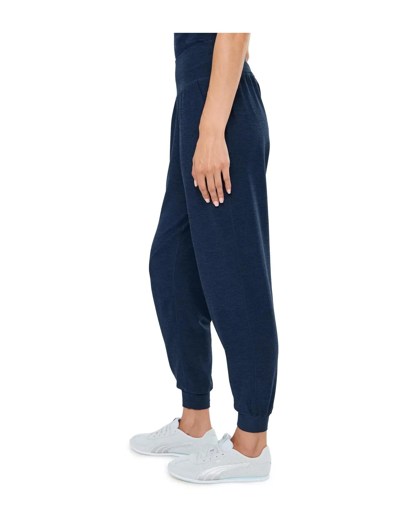 Спортивные брюки средней плотности Spacedye Midi Joggers Beyond Yoga — изображение 3 из 5, темно-синий