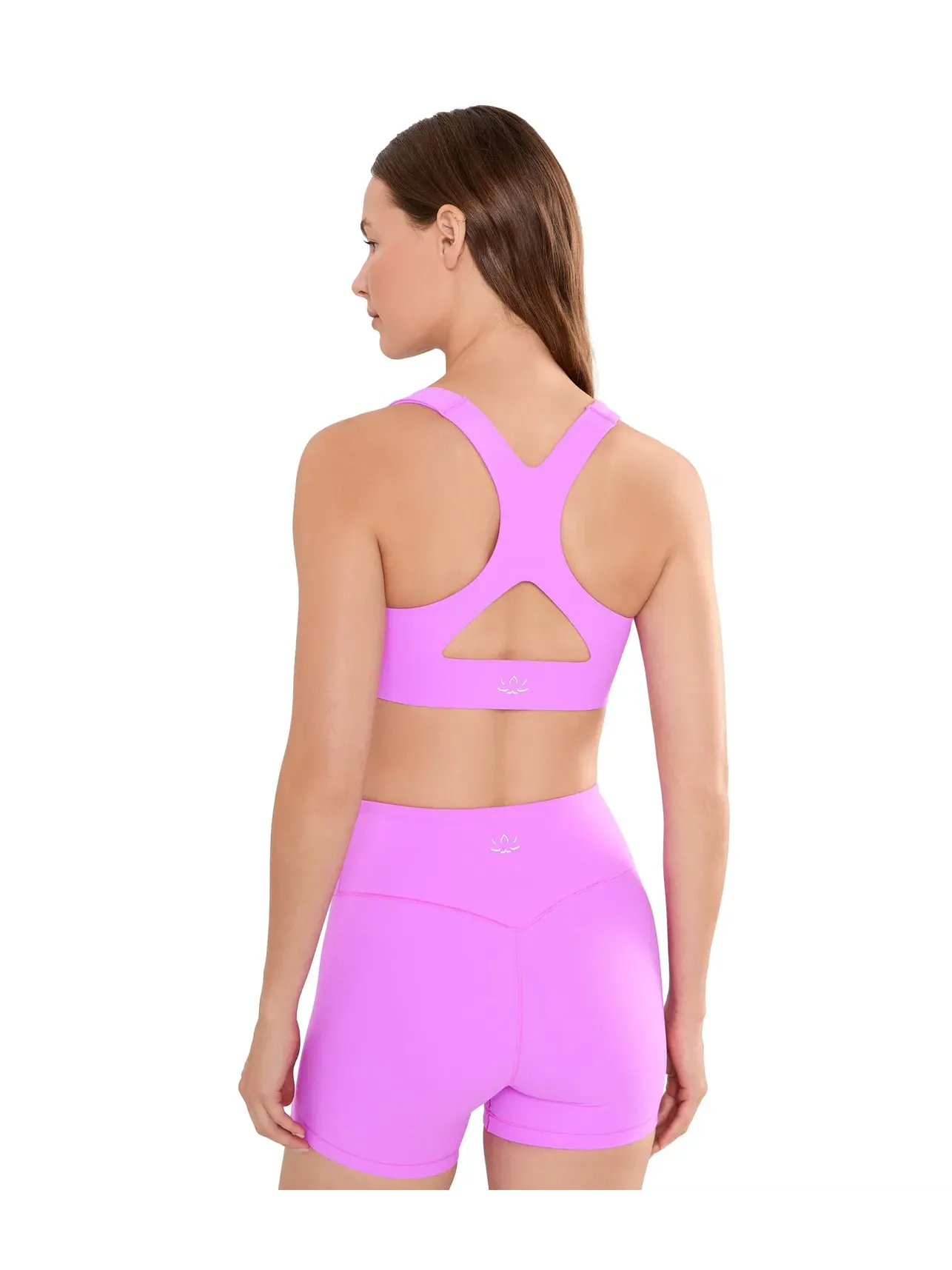 Бюстгальтер со средней поддержкой и круглым вырезом Glowzone Medium Impact Scoop Neck Bra Beyond Yoga — изображение 4 из 5