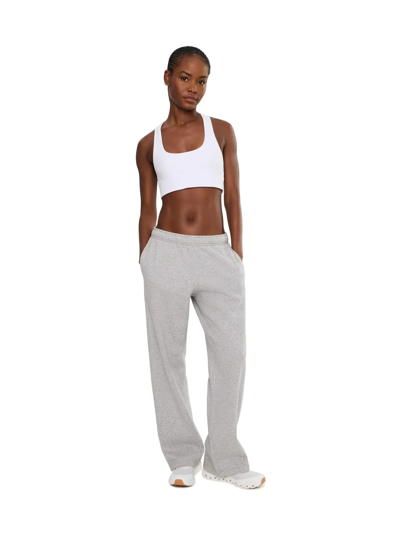 Спортивные брюки из флиса Luxefleece Sweatpants Beyond Yoga — изображение 2 из 5, серый