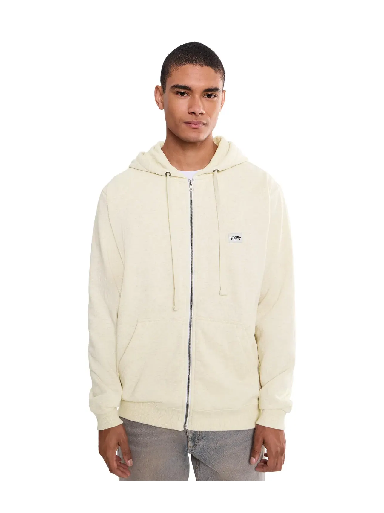 Толстовка на молнии All Day Zip Billabong — изображение 1 из 5, светлый серый