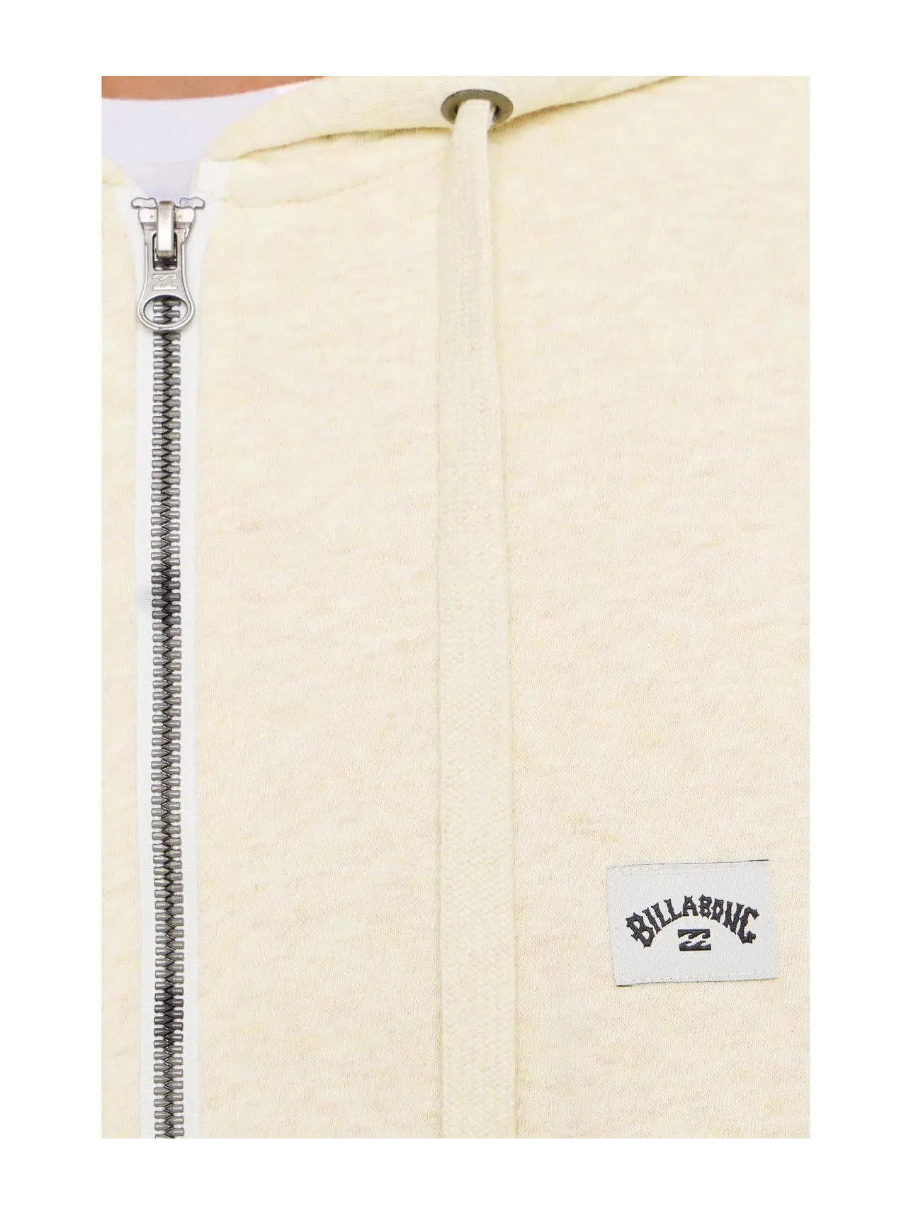 Толстовка на молнии All Day Zip Billabong — изображение 5 из 5, светлый серый