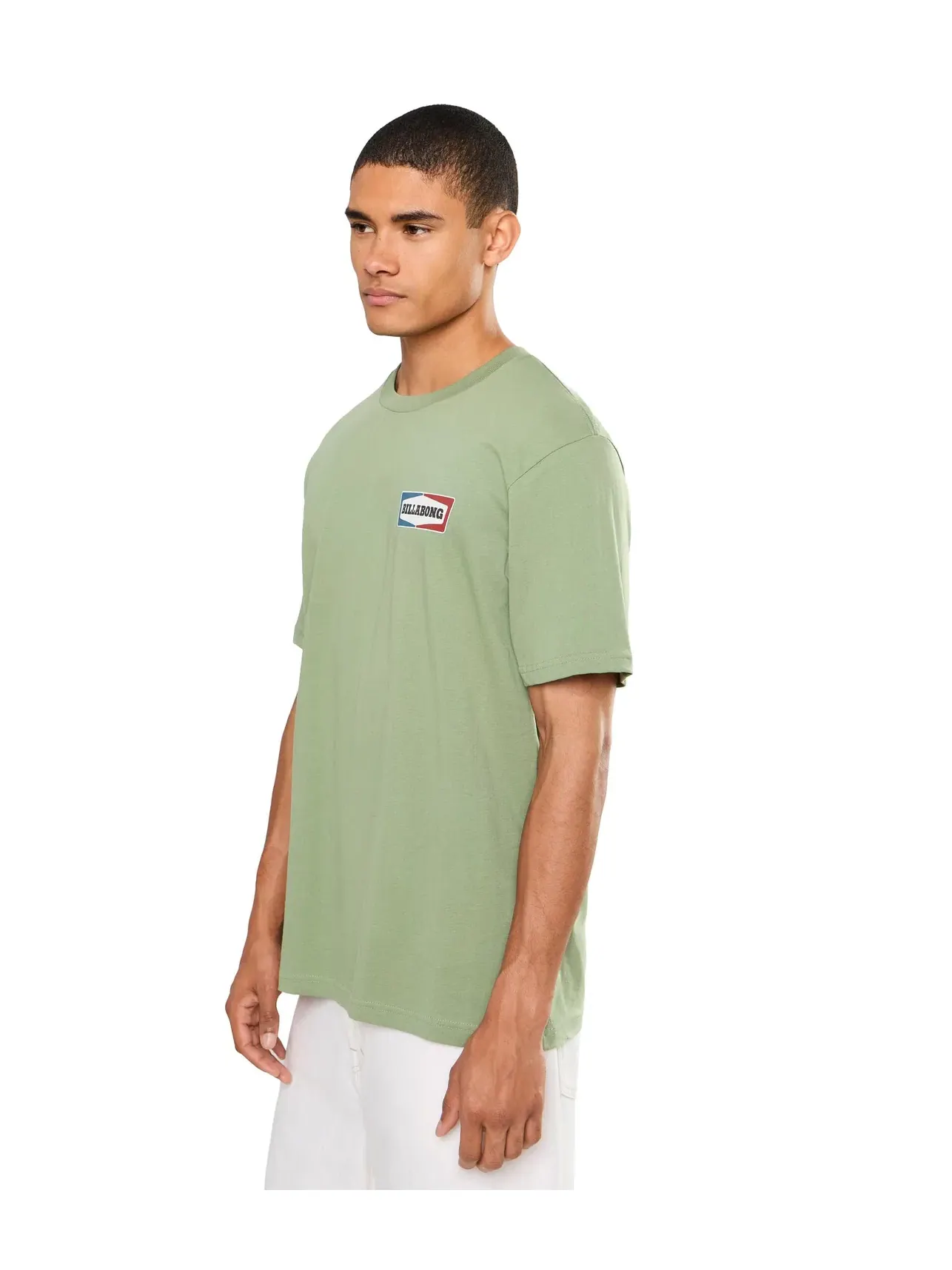 Футболка с коротким рукавом Walled Premium Billabong — изображение 3 из 5, зеленый