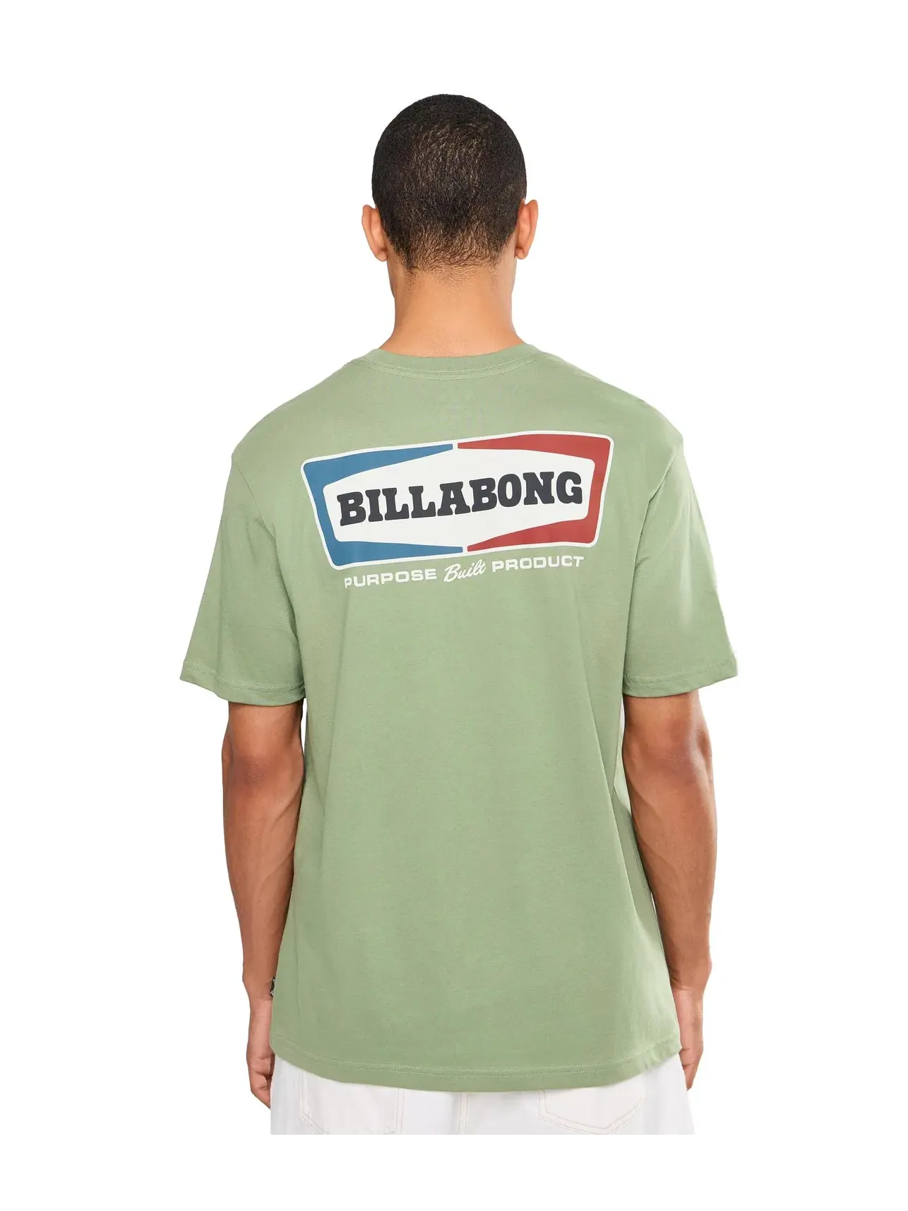 Футболка с коротким рукавом Walled Premium Billabong — изображение 4 из 5, зеленый