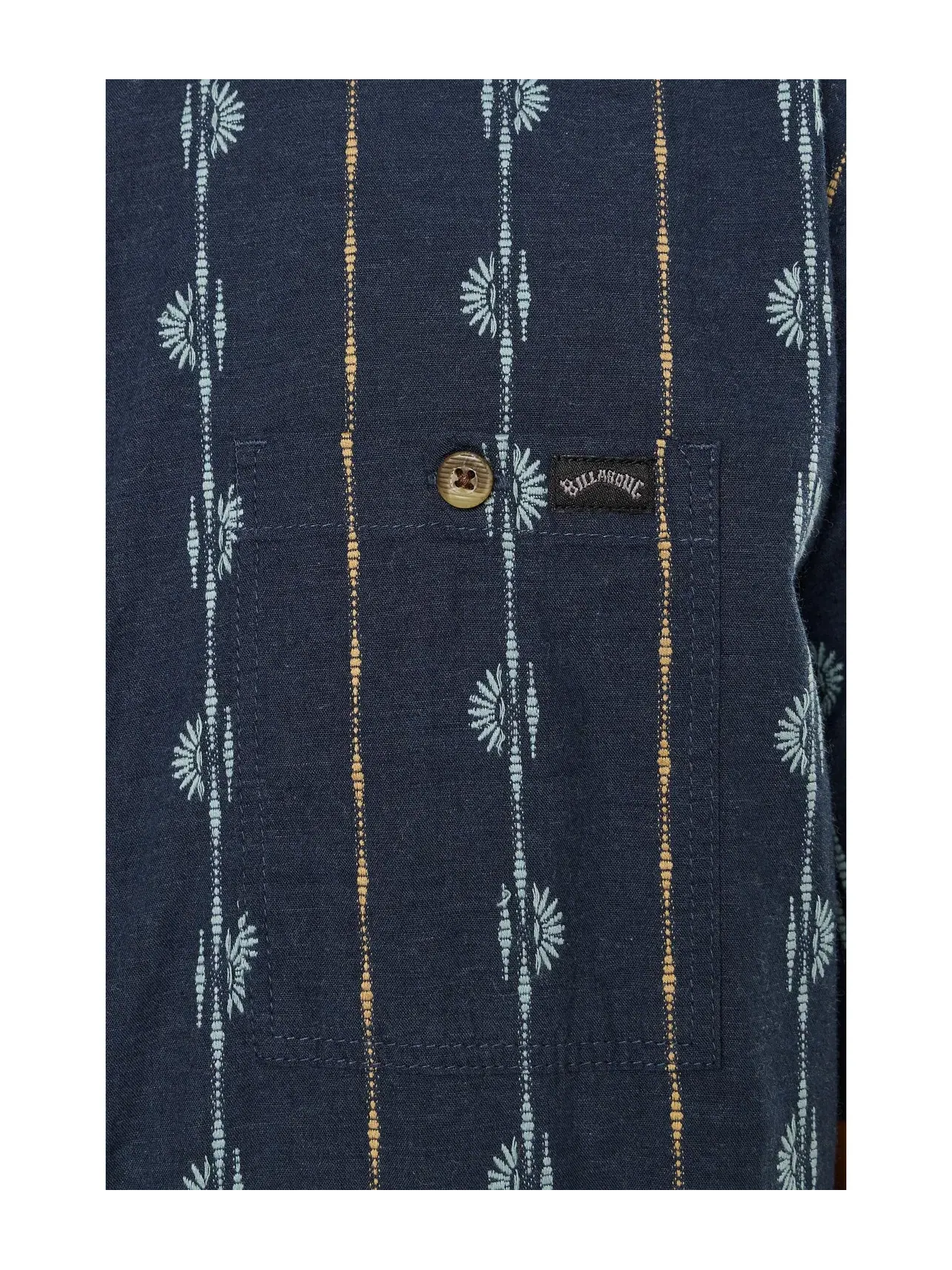 Топ с коротким рукавом из жаккарда Sundays Jacquard Short Sleeve Billabong — изображение 5 из 5, бирюзовый