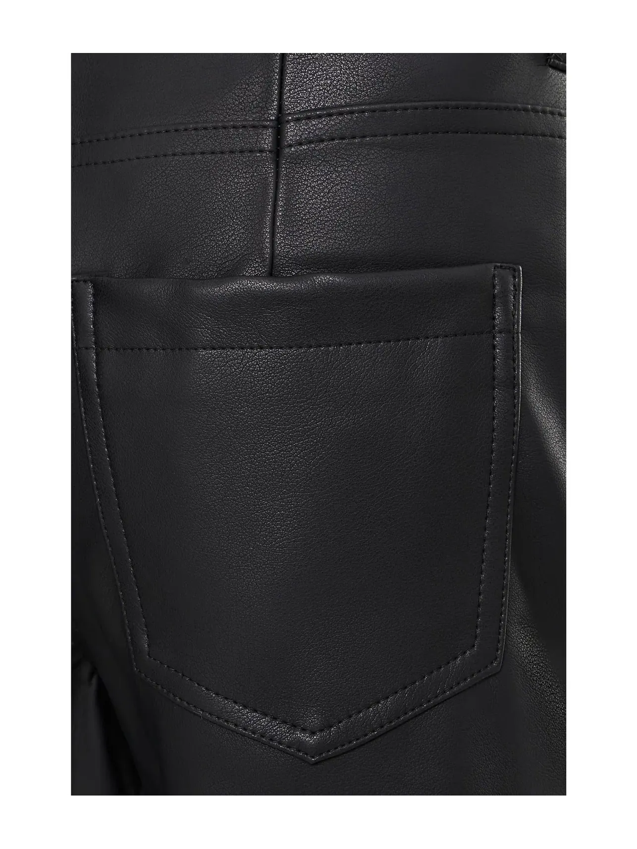 Брюки-бочонок из кожи Evening Routine Leather Barrel Blank Nyc — изображение 5 из 5, черный