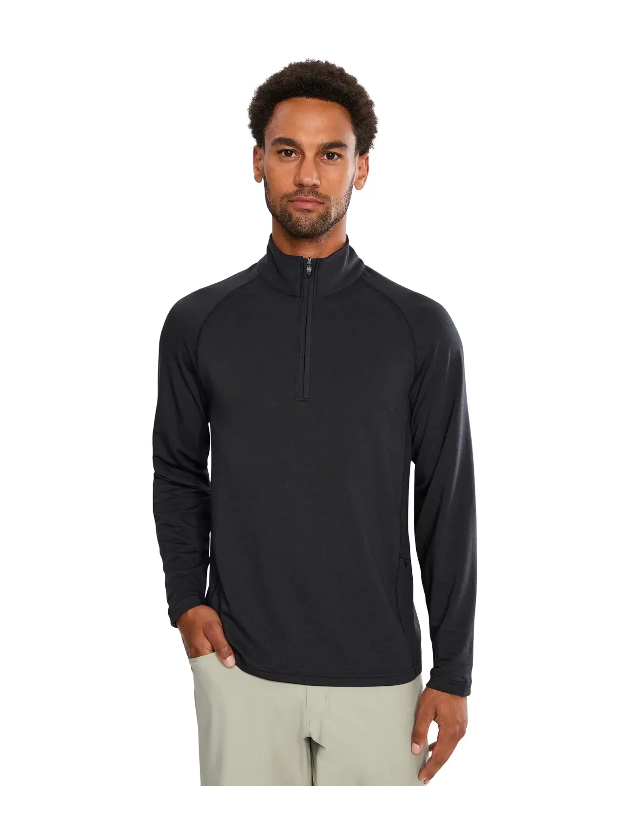 Толстовка на полмолнии The Playthrough Performance Golf Half Zip Bonobos — изображение 1 из 5, черный