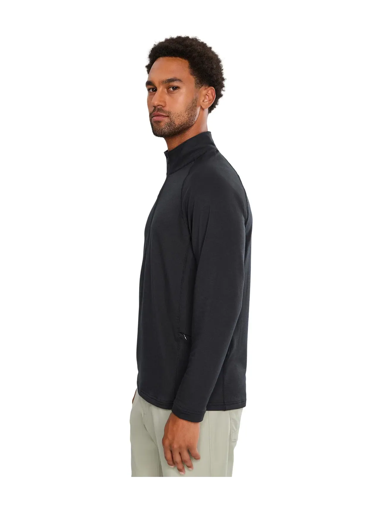 Толстовка на полмолнии The Playthrough Performance Golf Half Zip Bonobos — изображение 3 из 5, черный