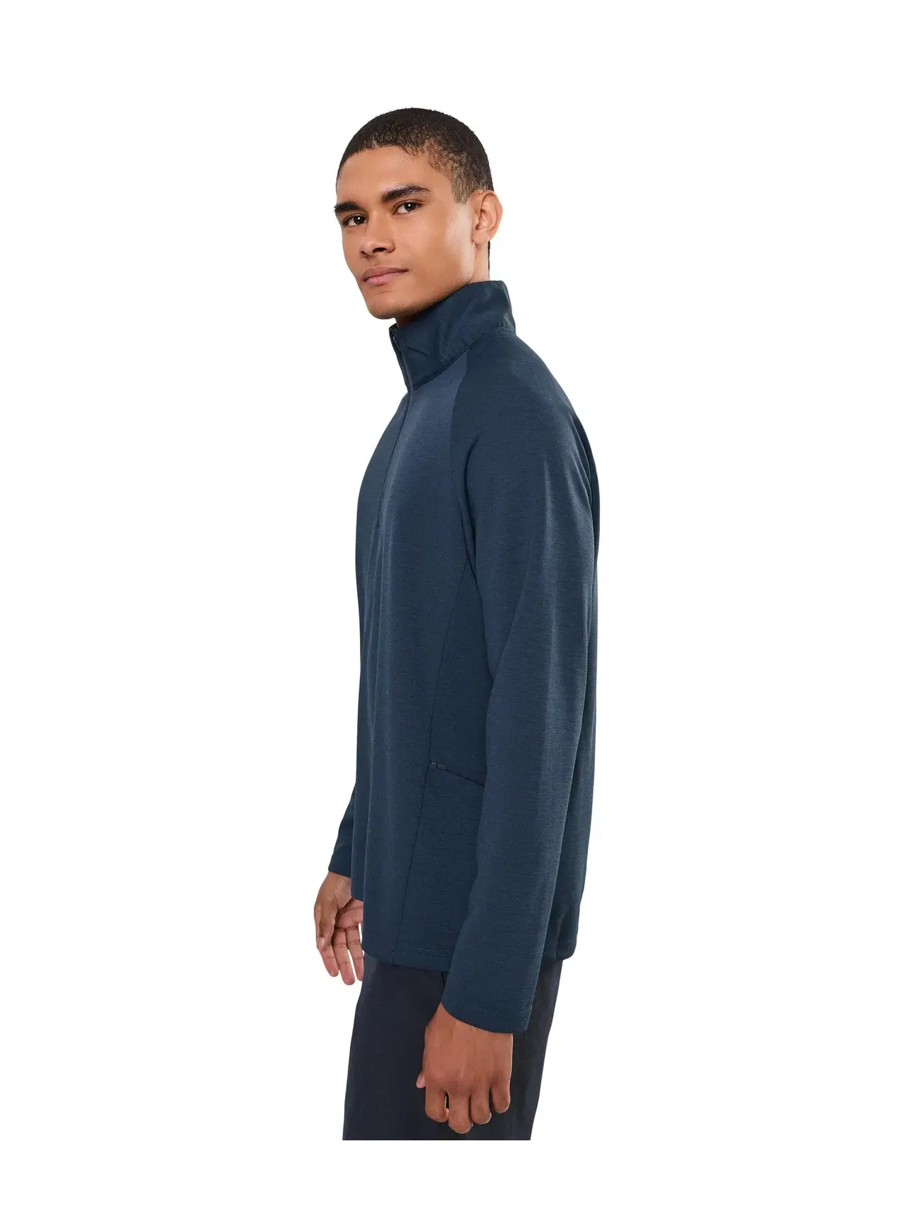 Толстовка на полмолнии Fairgame Quarter Zip Bonobos — изображение 3 из 5, темно-синий