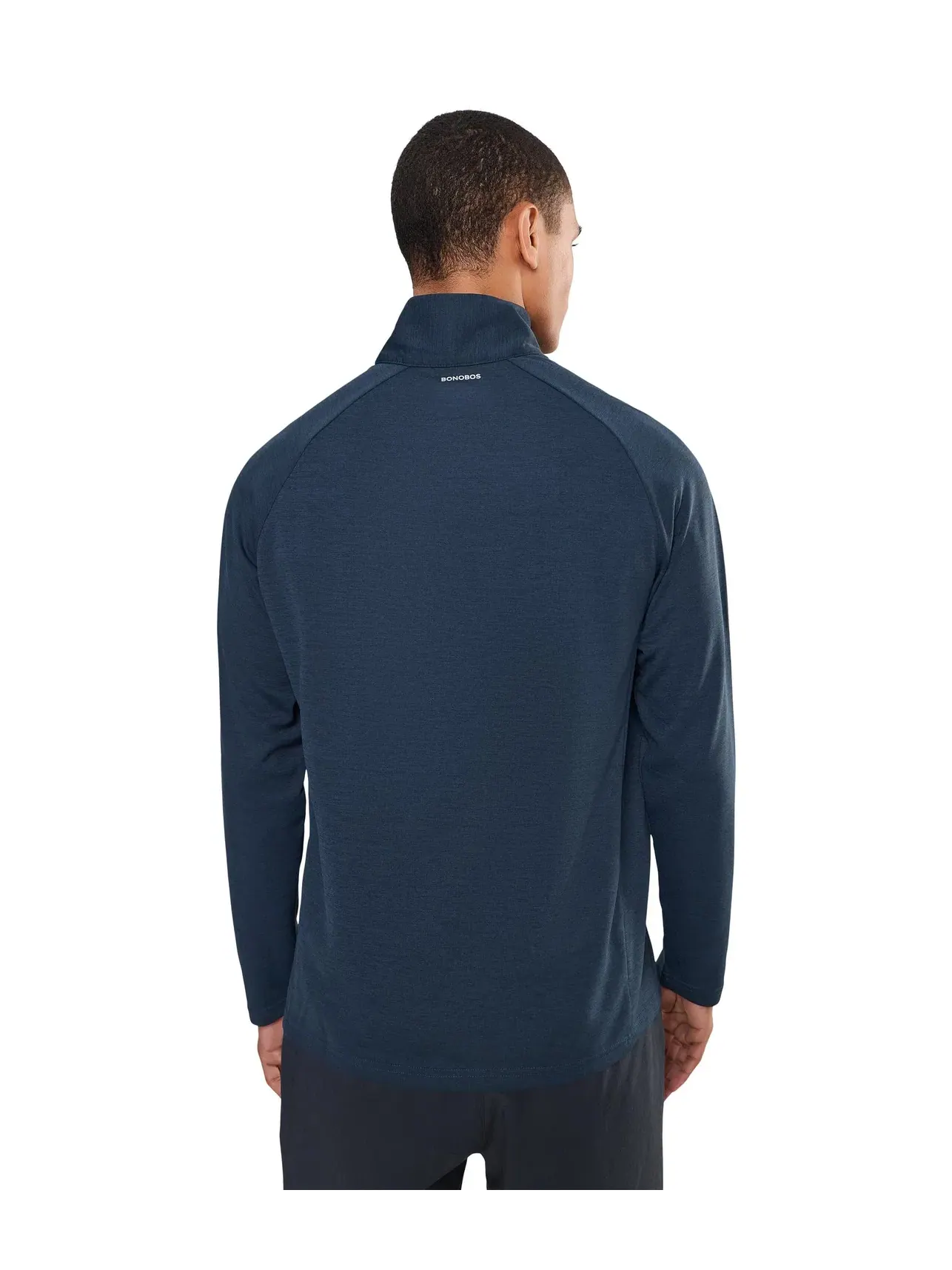 Толстовка на полмолнии Fairgame Quarter Zip Bonobos — изображение 4 из 5, темно-синий