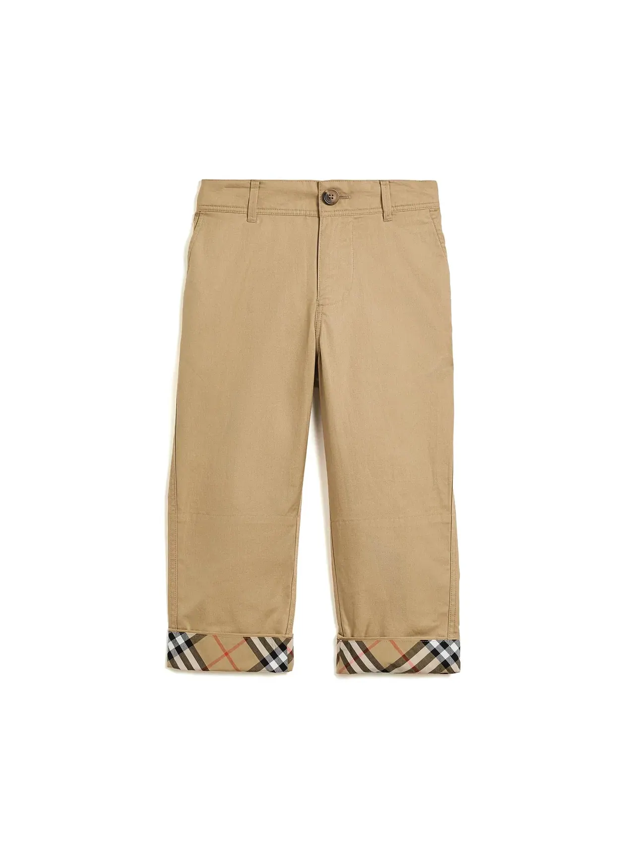 Детская клетчатая одежда Sheldon Check Bottoms (для малышей/детей постарше) Burberry Kids — изображение 1 из 3, бежевый