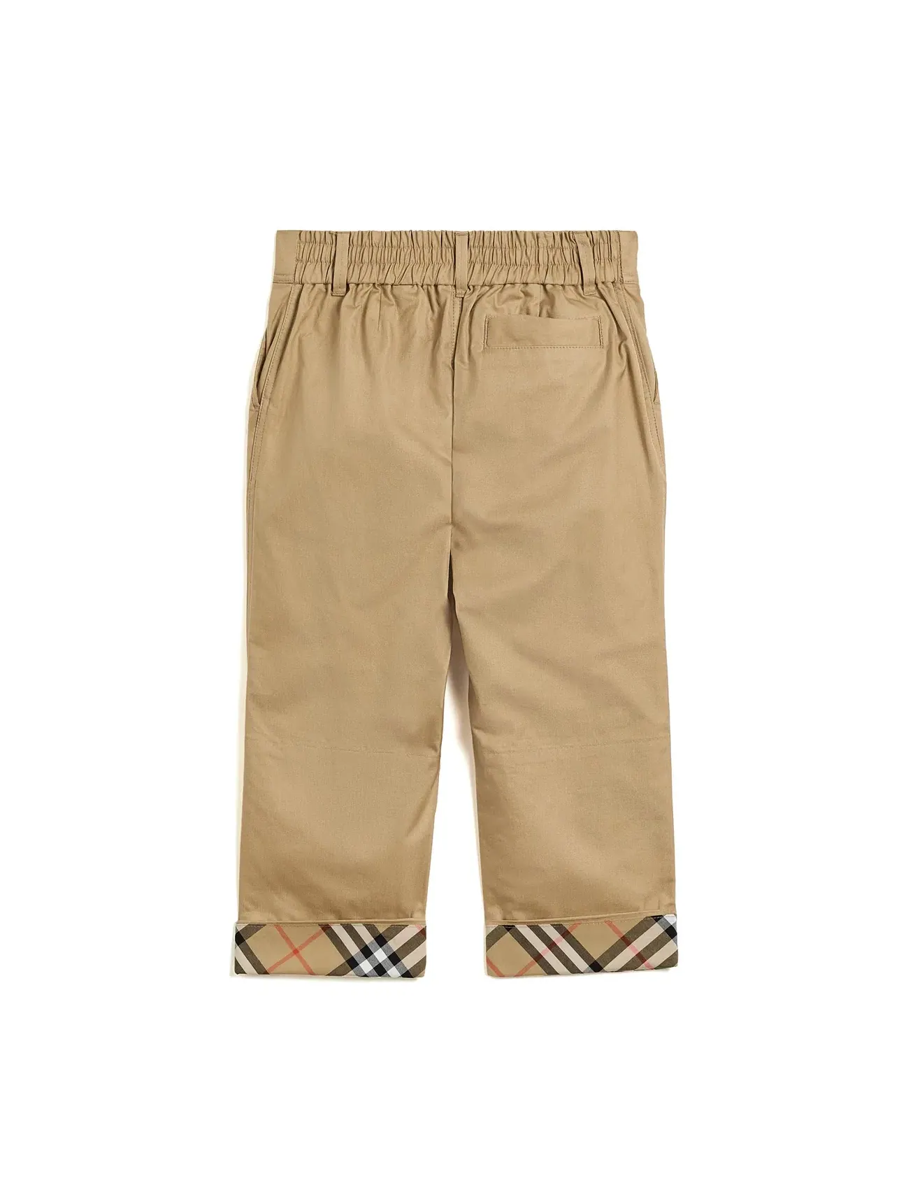 Детская клетчатая одежда Sheldon Check Bottoms (для малышей/детей постарше) Burberry Kids — изображение 2 из 3, бежевый