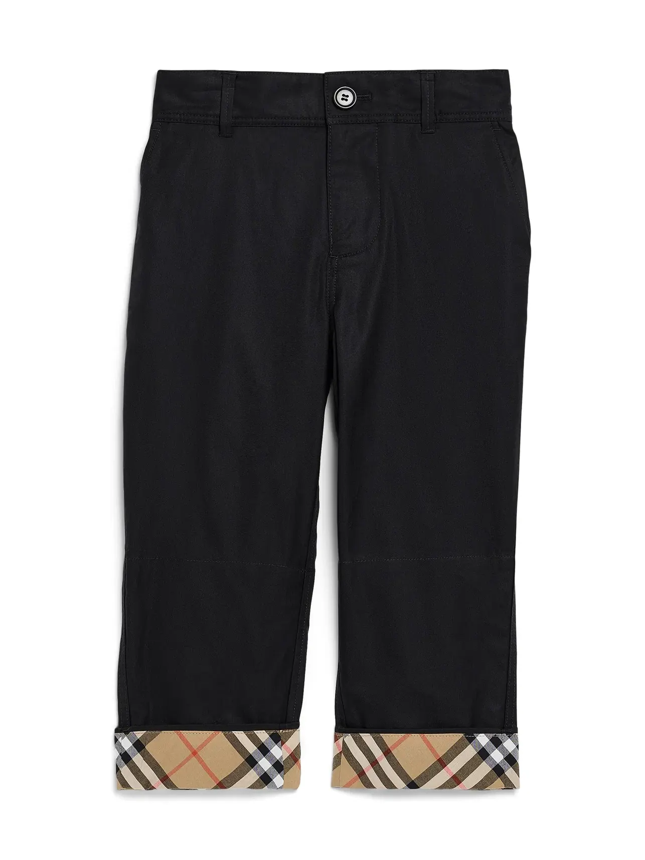 Детская клетчатая одежда Sheldon Check Bottoms (для малышей/детей постарше) Burberry Kids — изображение 1 из 3, черный