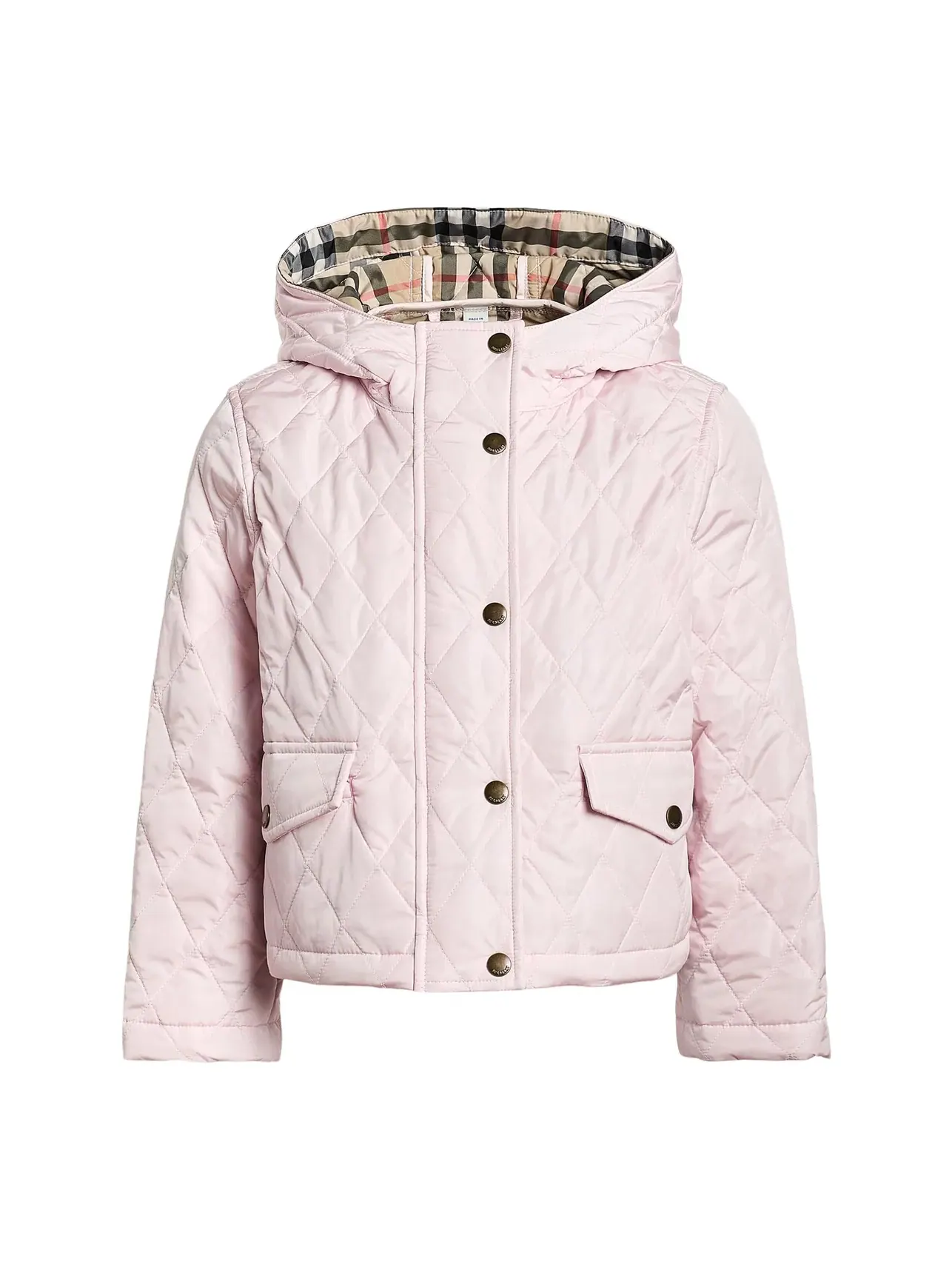 Куртка Пембрук (для малышей/детей постарше) Burberry Kids — изображение 1 из 3, розовый