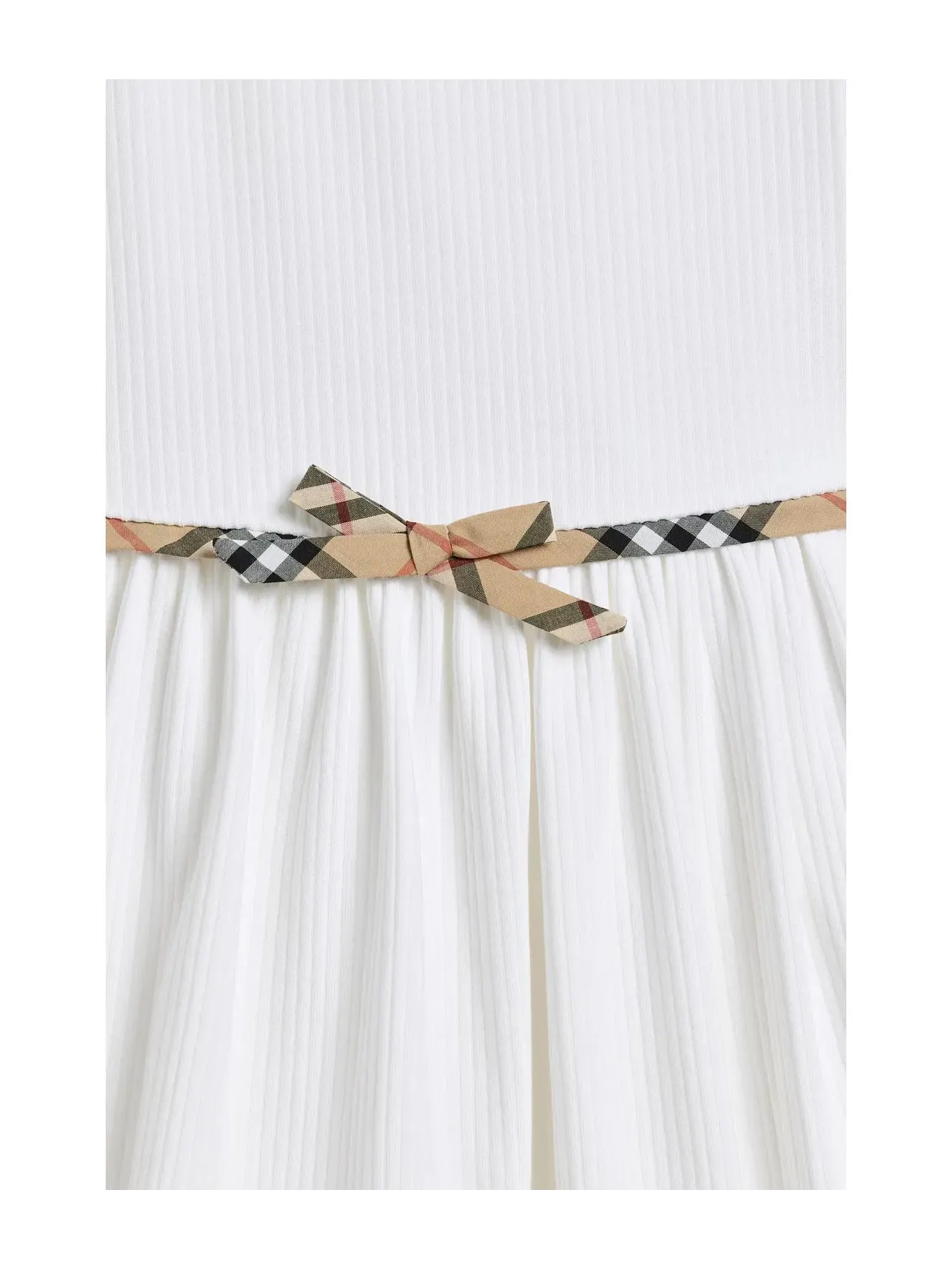 Платье Orla в клетку (для младенцев) Burberry Kids — изображение 3 из 3, белый