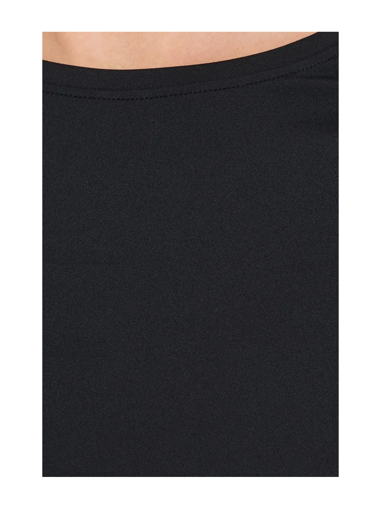 Лонгслив-кроп люксовый Luxe Crop Long Sleeve Brooks — изображение 5 из 5, черный